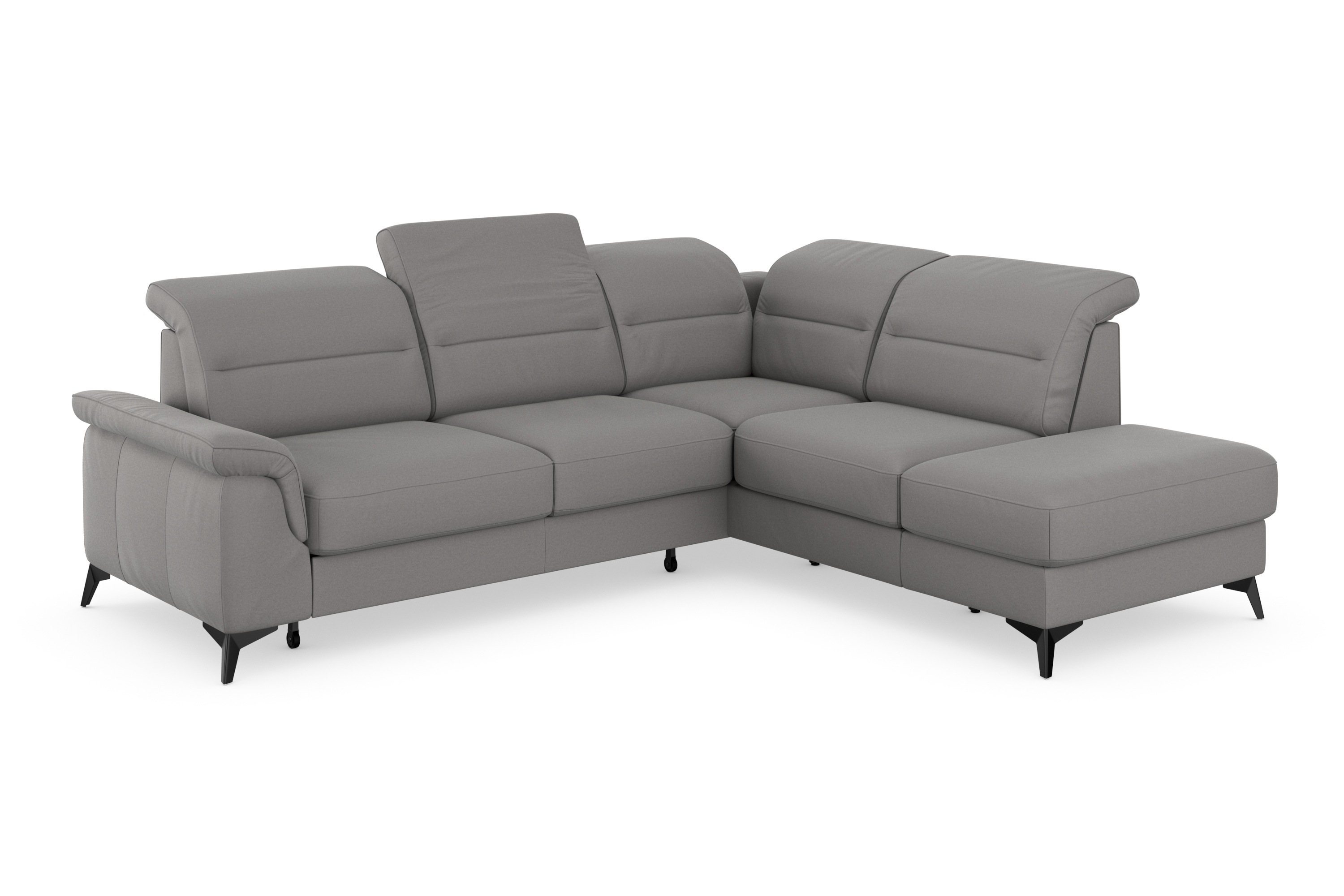 Thumbnail - sit&more Ecksofa "Sinatra L-Form", mit Ottomane, optional mit Kopfteilverstellung und Armteilfunktion