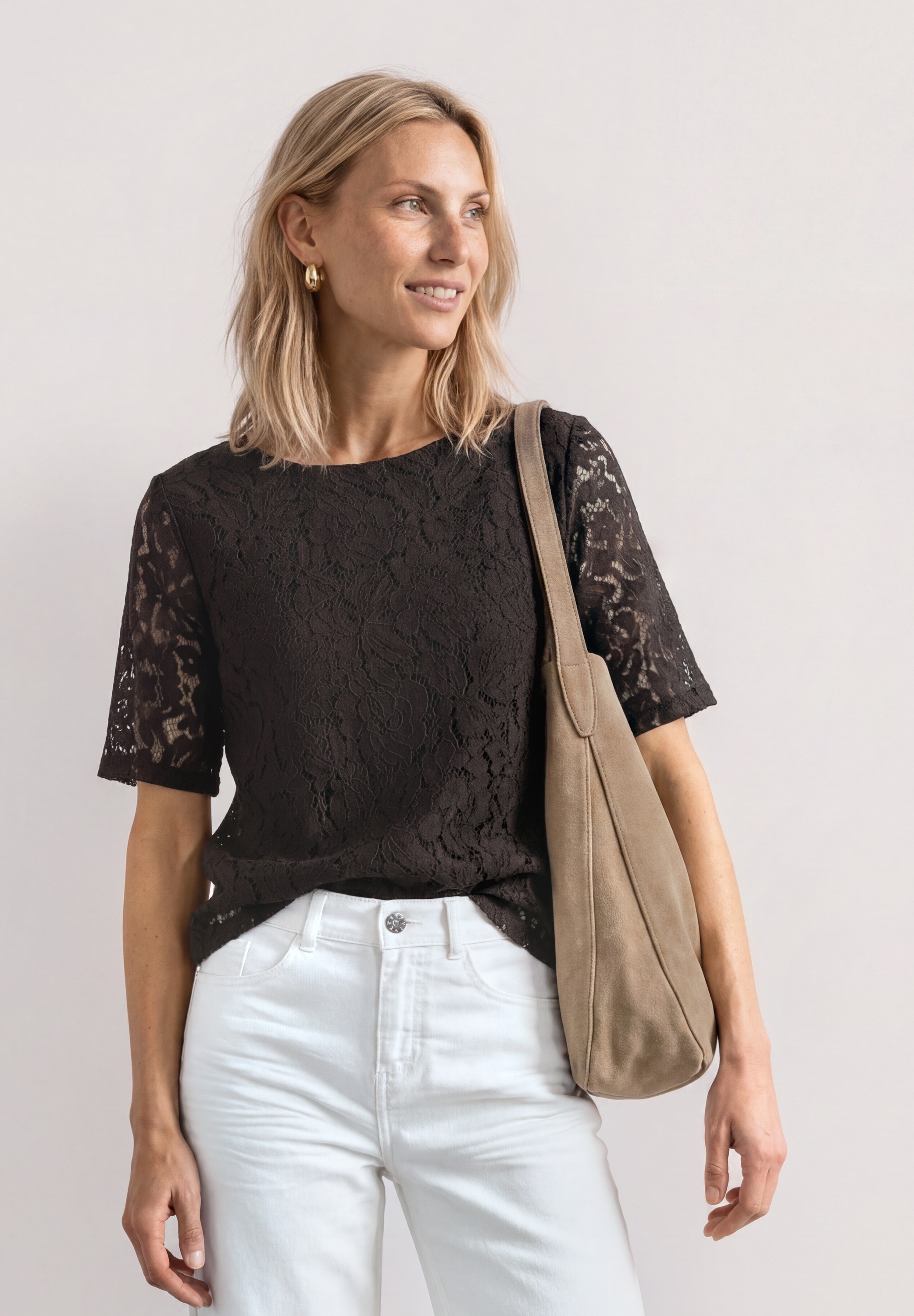 STREET ONE 2-in-1-Shirt mit Spitze