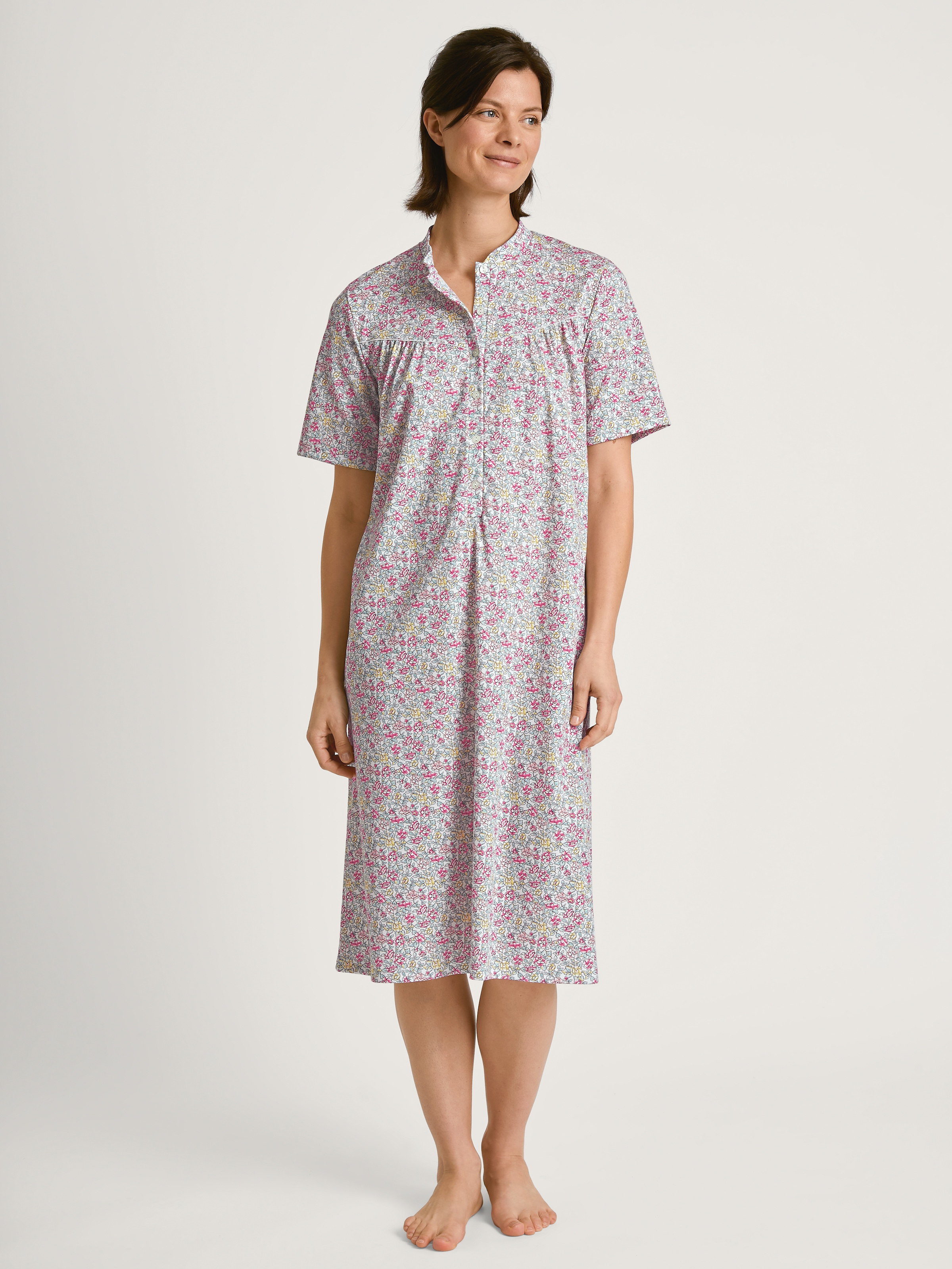 CALIDA Nachthemd "Soft Cotton", Knopfleiste, Interlock-Qualität, Pure Cotto günstig online kaufen