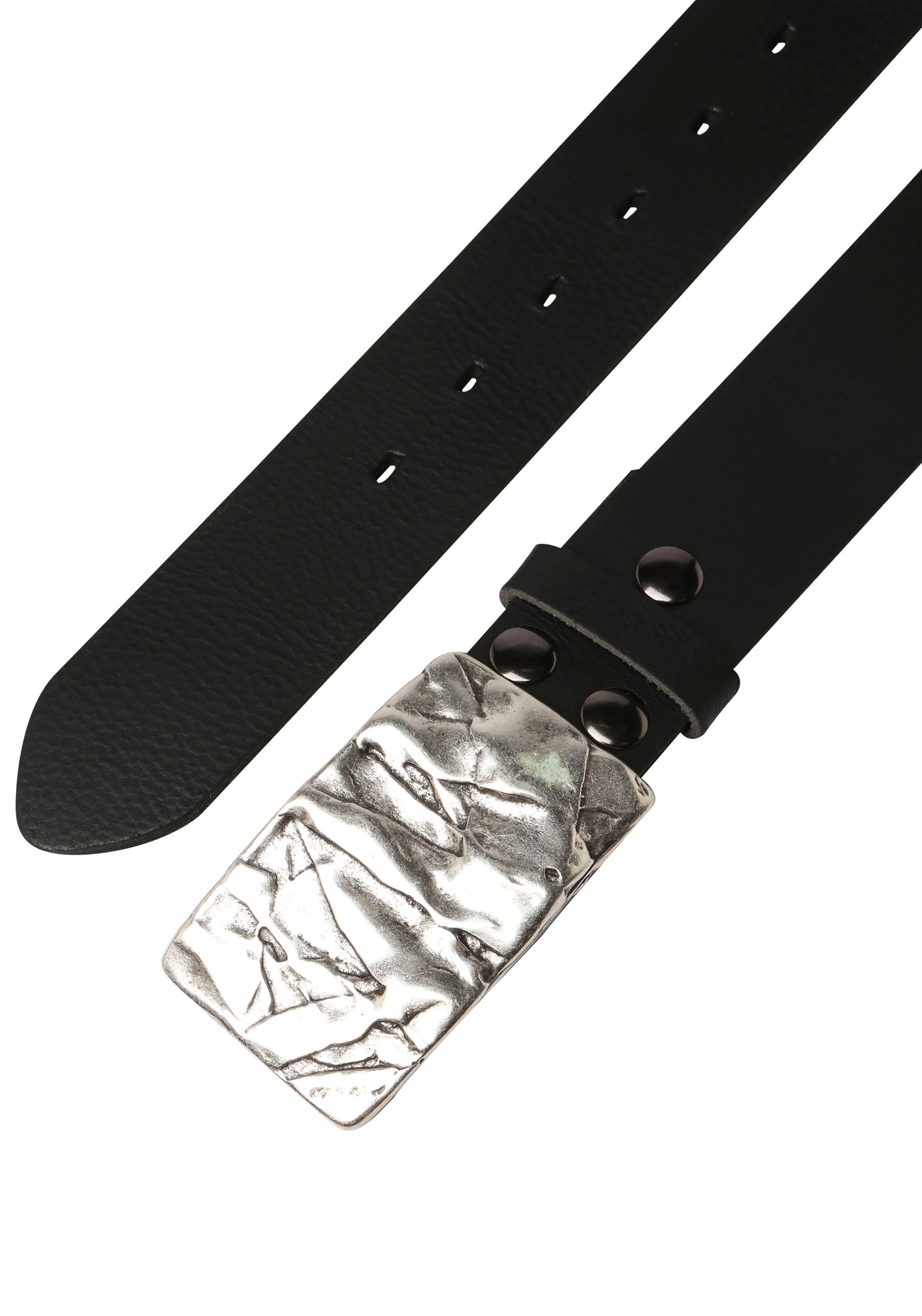 Rettungsring Gürtel Ledergürtel mit austauschbarer Schließe "Feldwand Silbe günstig online kaufen