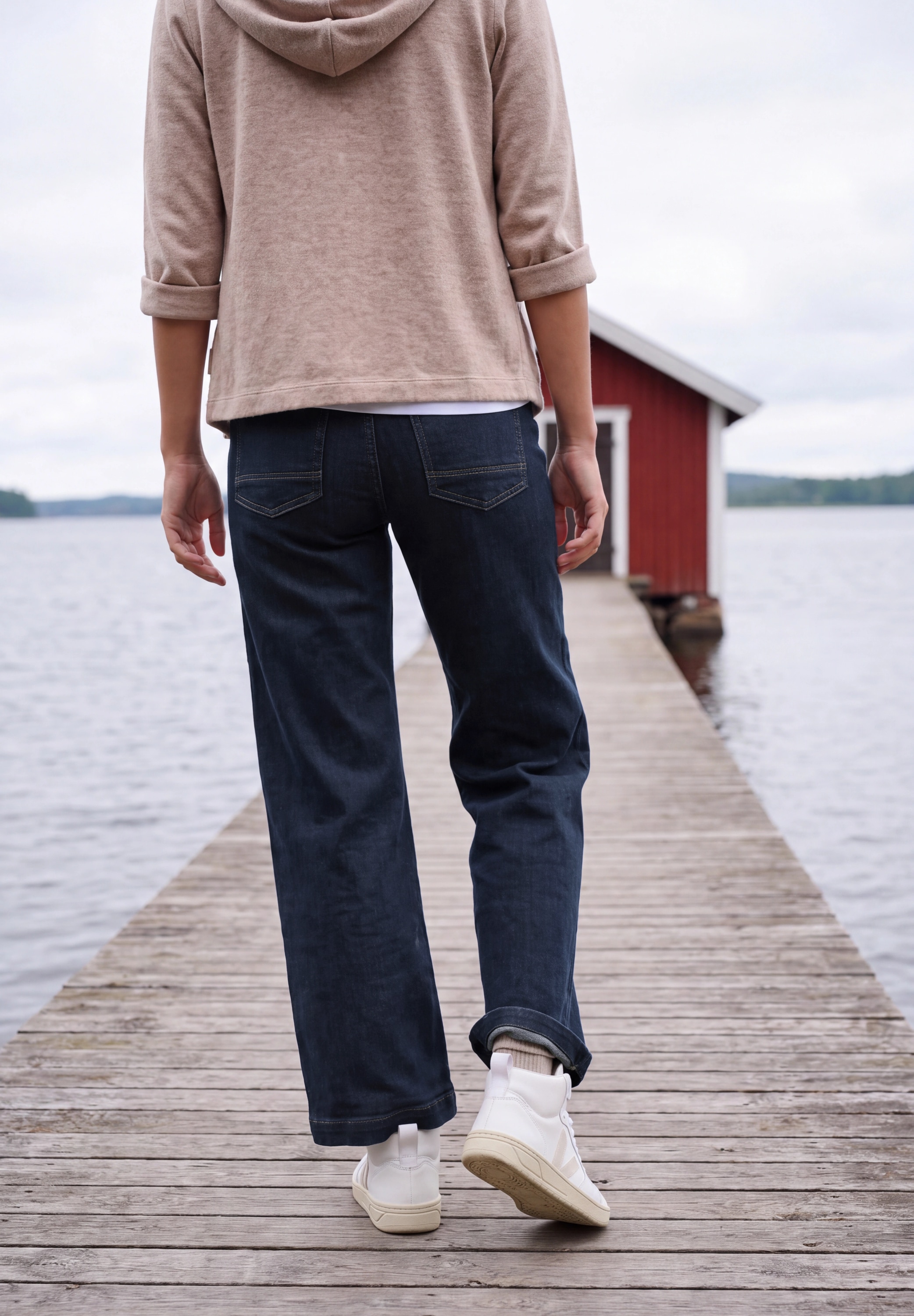 Cecil Weite Jeans »Style Neele« mit Patch-Pockets / im Loose Fit