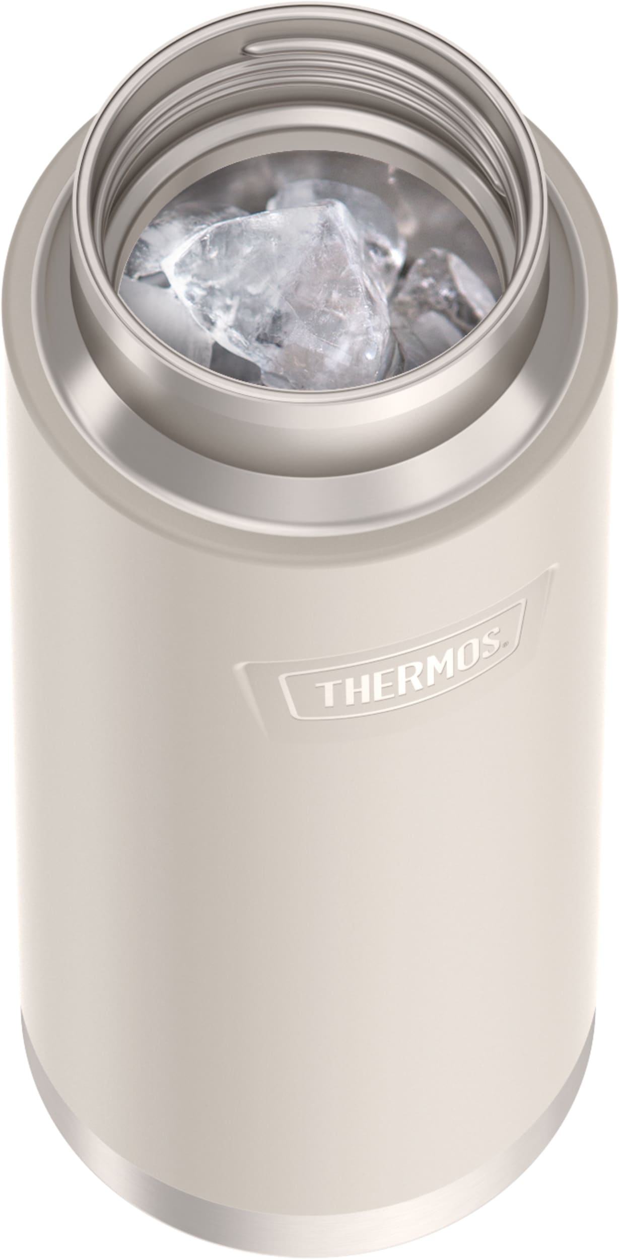 THERMOS Isolierflasche »ICON WATER BOTTLE, Edelstahlkörper, spülmaschinenfest«, (1 tlg.), 0,71l, 12h kalt, schappsicher mit einklappbarem Flip-Strohalm