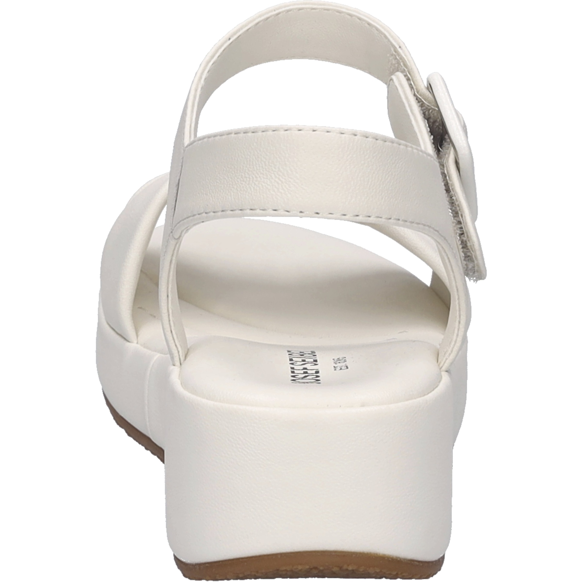 Sandale JOSEF SEIBEL "Eve 02, weiss", Damen, Gr. 41, weiß, Obermaterial: 100% Rindsleder Leather cow., Schuhe Sandale 3