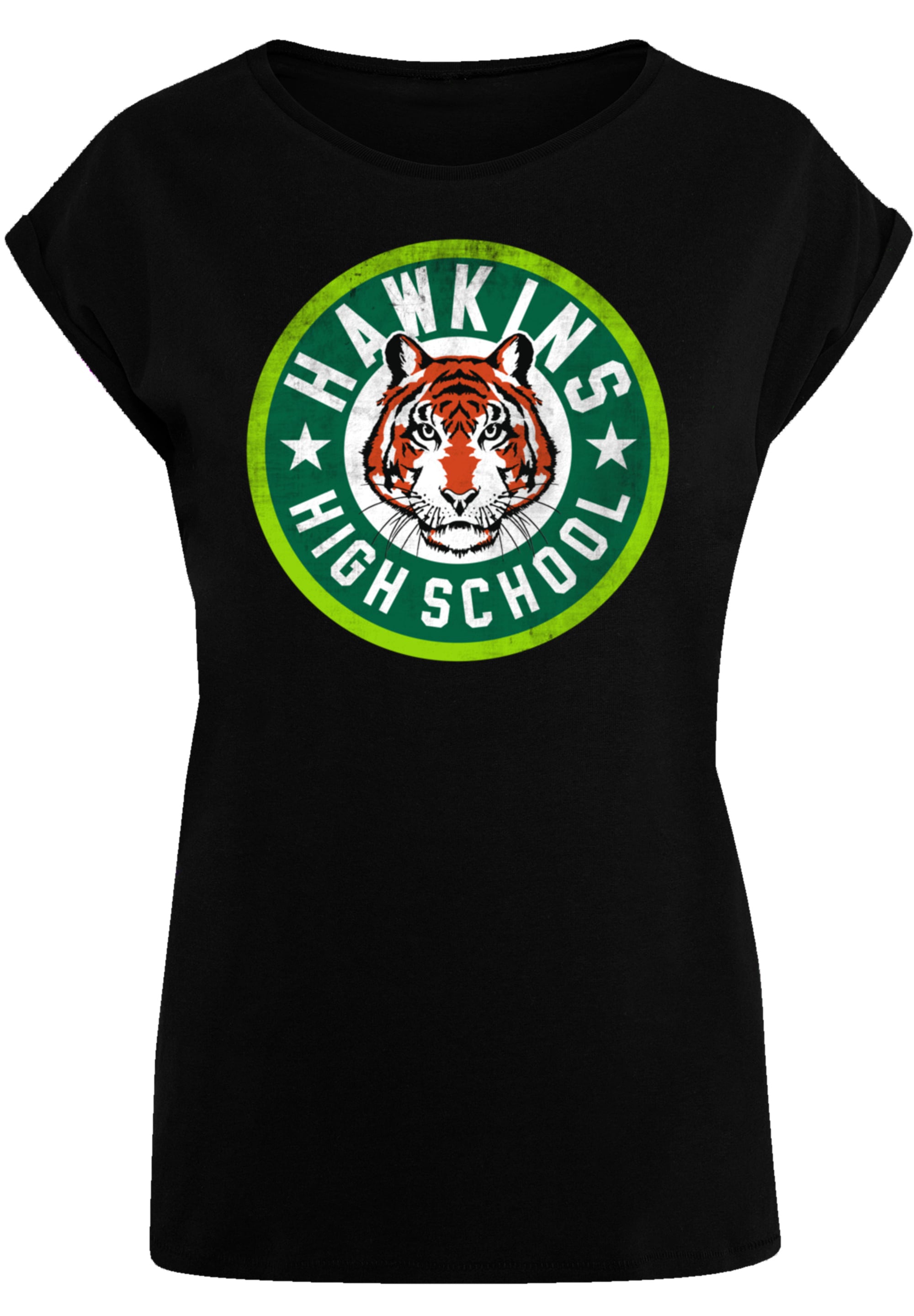 F4NT4STIC T-Shirt "Stranger Things Hawkins Tiger Circle", Premium Qualität günstig online kaufen