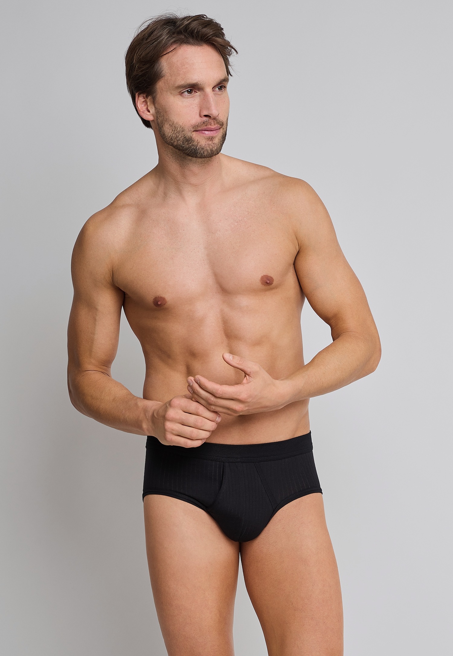 Thumbnail - Schiesser Slip "Authentic" 2er-Pack, mit Eingriff