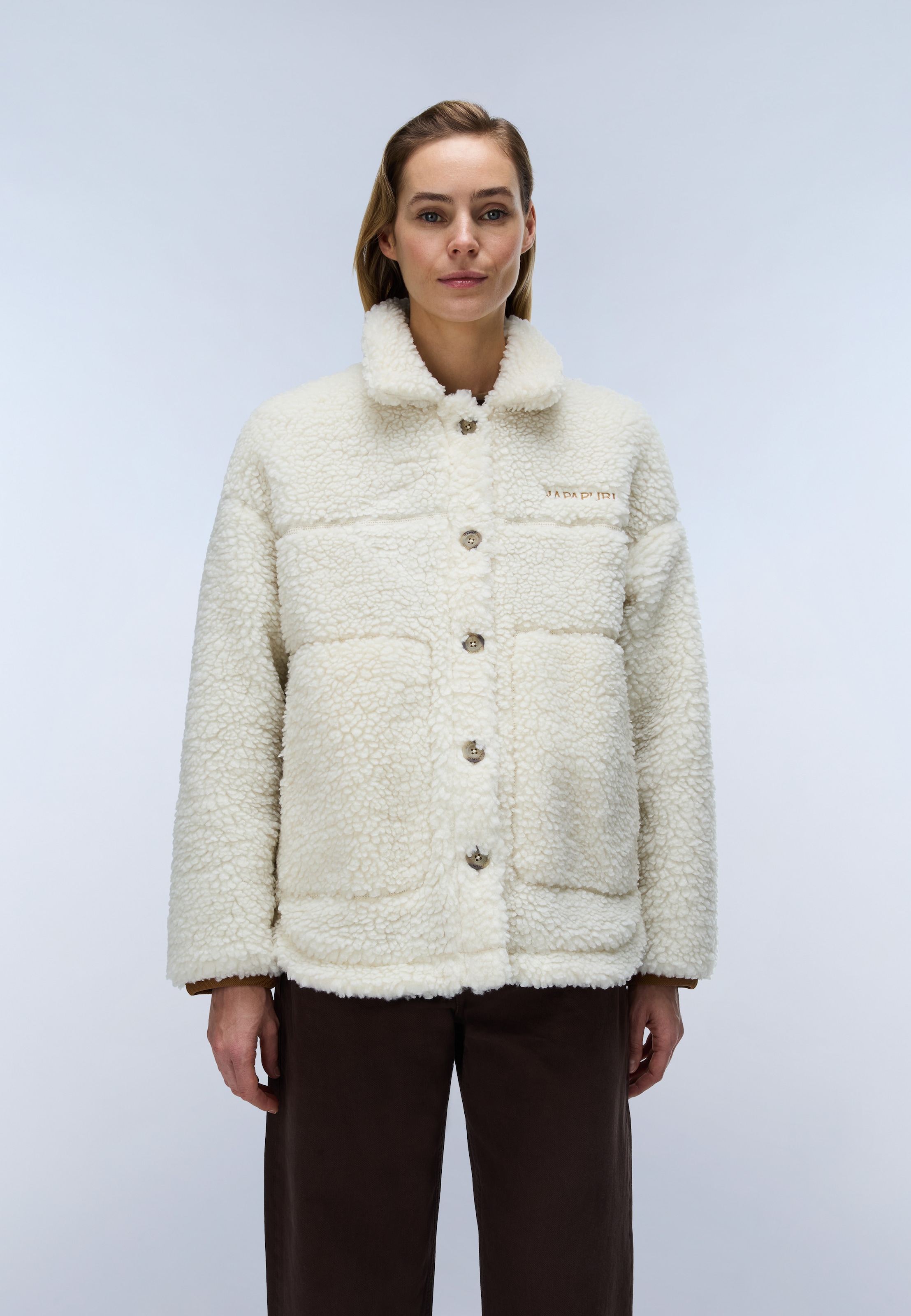 Napapijri Fleecejacke "T-SAMA W BEIGE DIMITY" für sportliche Looks, als leichte Zwischenschicht, an kühleren Tagen
