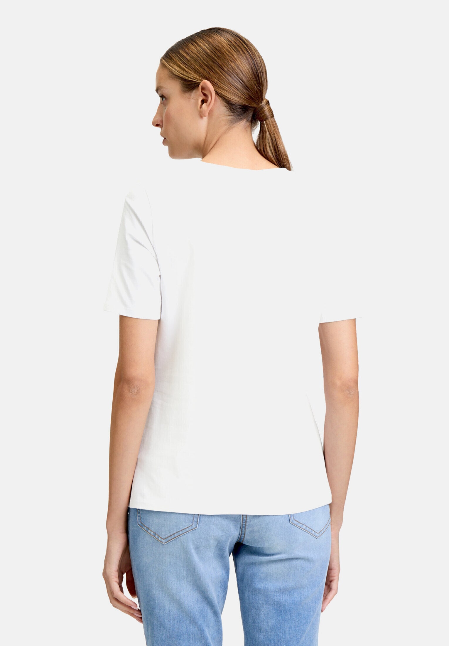 Betty Barclay Kurzarmshirt »Damen mit Aufdruck« 1 Stk. Glitzersteine