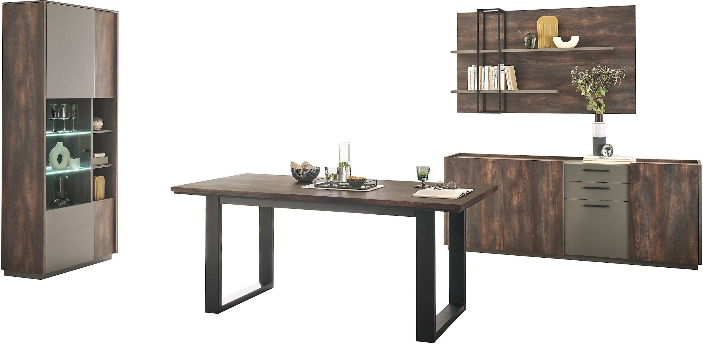 Home affaire Esszimmer-Set "LARGO" Set, 4 Stk. tlg. günstig online kaufen