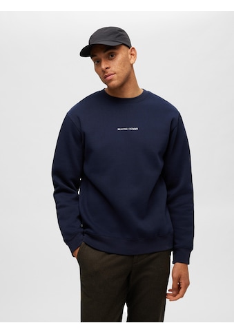 Sweatshirt »SLHHANKIE LOGO CREW NECK SWEAT NOOS«