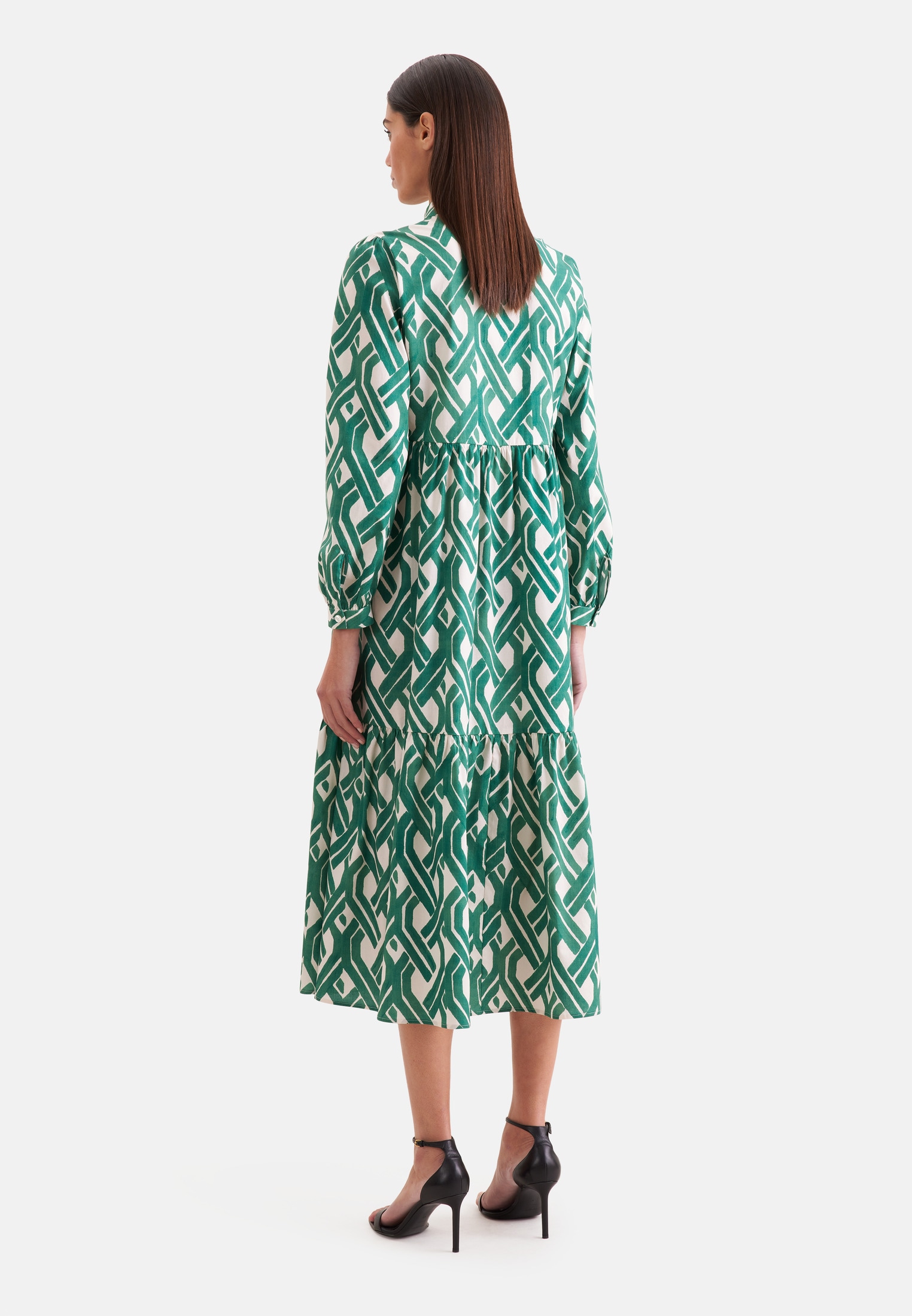 seidensticker Sommerkleid 1/1 Kragen Druck
