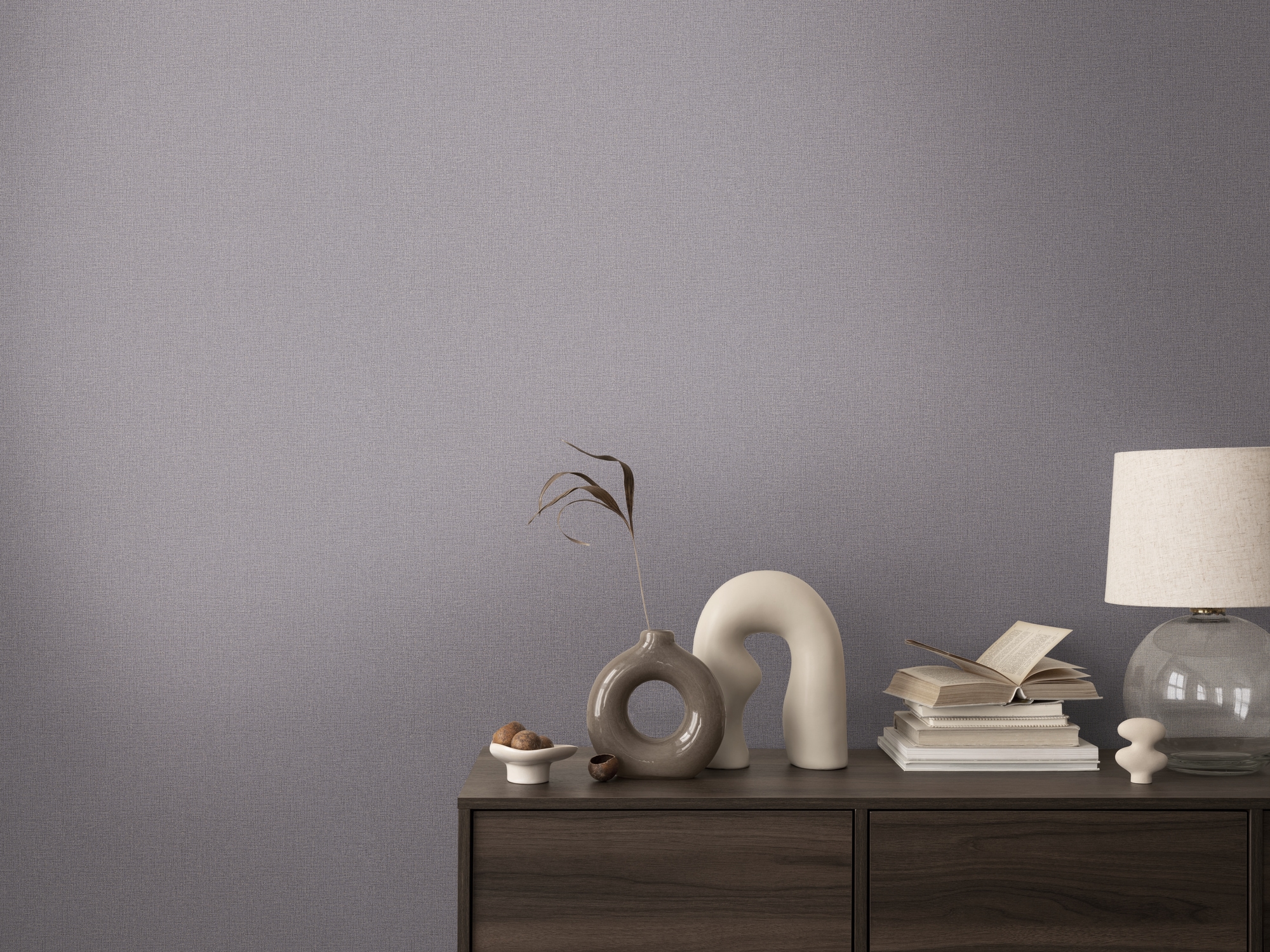 CosmoLiving by Cosmopolitan Vliestapete "Metallic Weave – Struktur-Unitapete" matt strukturiert Elegante Struktur-Vliestapete mit Metallic-Effekt