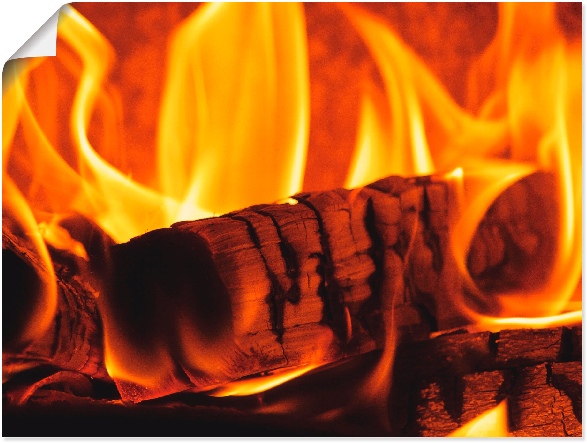 Artland Poster "Kaminfeuer 3" Arrangements 1 Stk. tlg. als Poster, Wandaufk günstig online kaufen