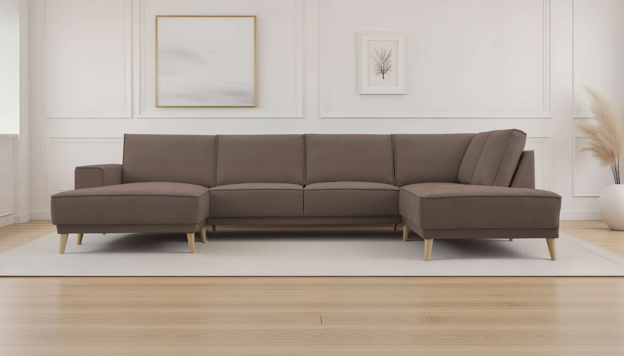 OTTO home Wohnlandschaft "Oland Skandi, weicher Chenille-Stoff" U-Form, 345 günstig online kaufen