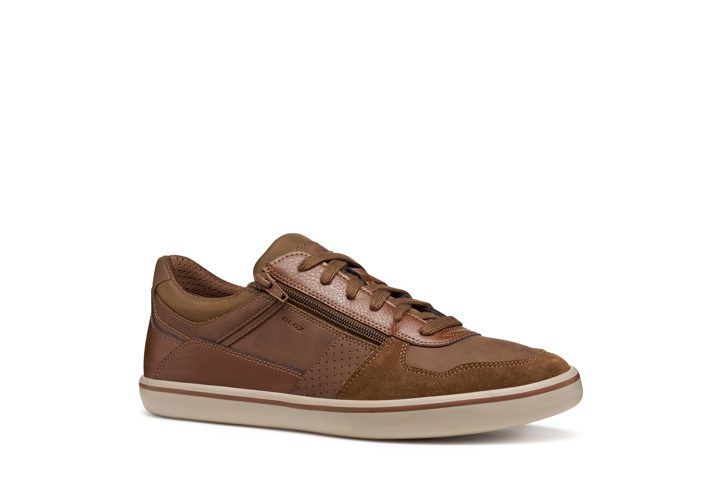 Geox Sneaker »U ELVER«, Schnürschuh, Freizeitschuh mit Textilfutter