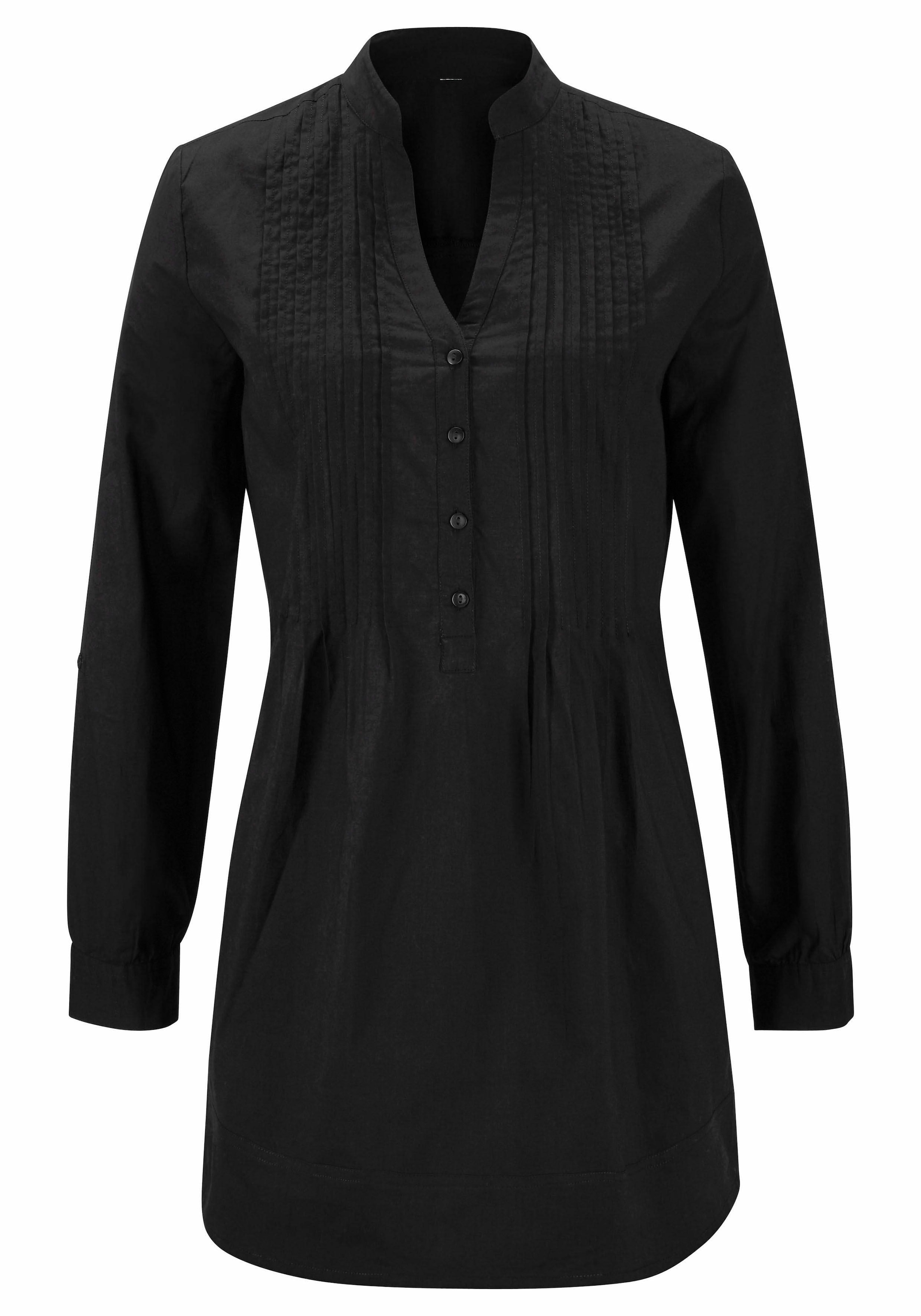 Aniston CASUAL Longbluse, mit dekorativer Biesenverarbeitung