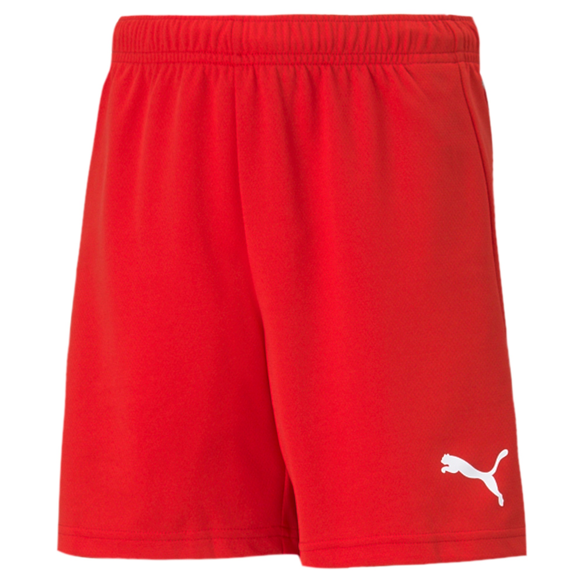 PUMA Trainingsshorts "TEAMRISE SHORT JR" aus Netzmaterial, mit DryCELL Technologie, kniefreier Schnitt