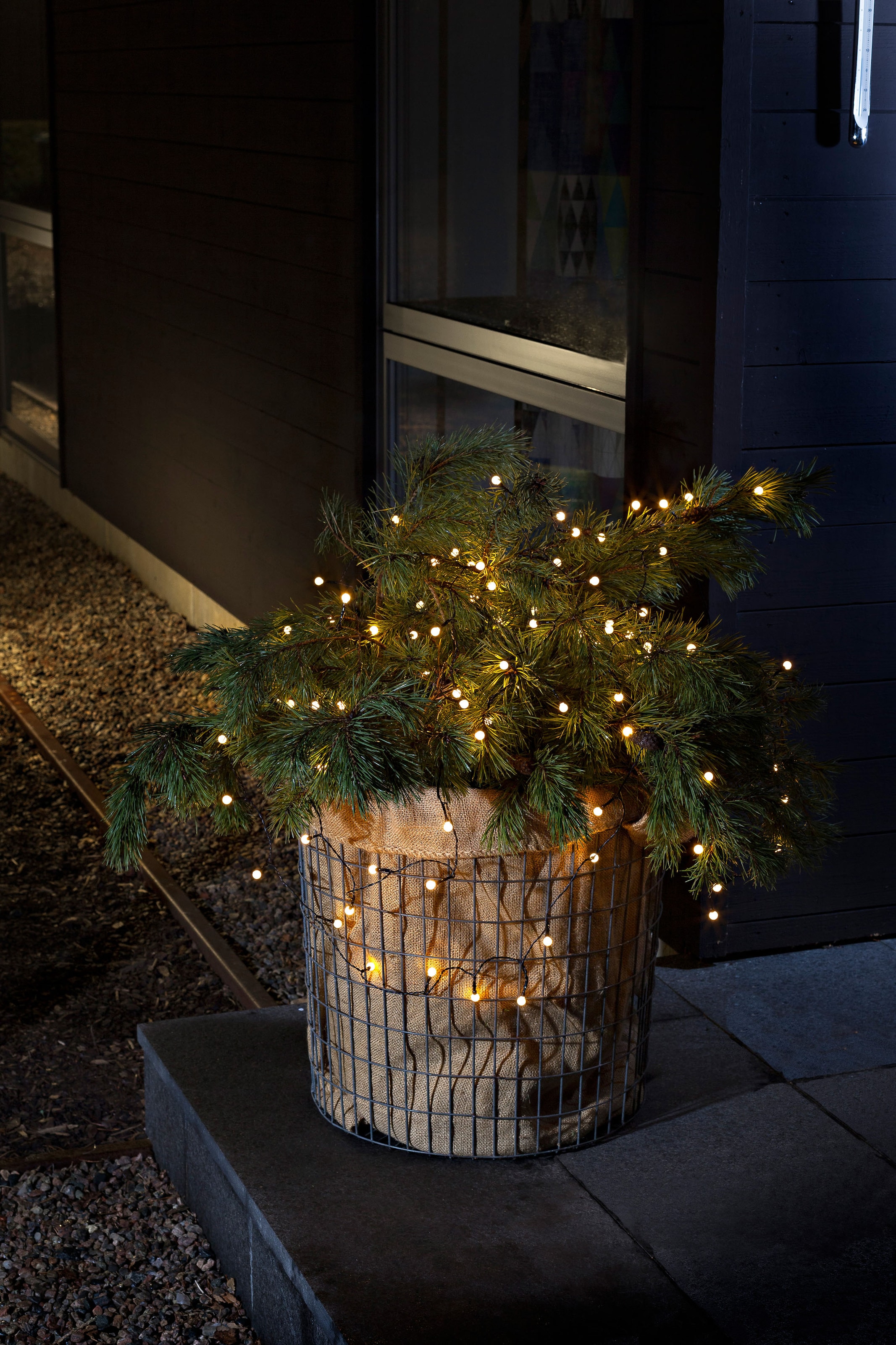 LED-Lichterkette bestellen Dioden Globelichterkette, warm »Weihnachtsdeko St.-flammig, BAUR 80 80 aussen«, weiße LED | KONSTSMIDE
