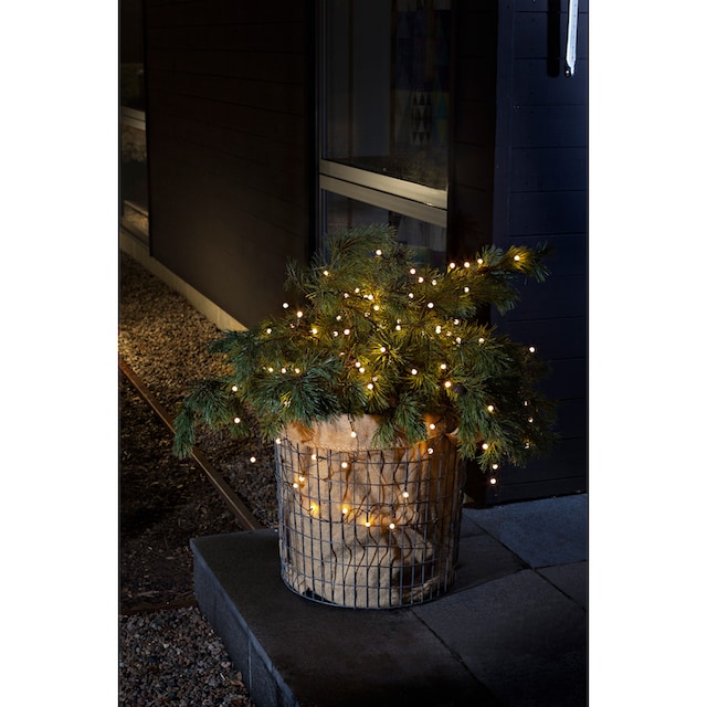 KONSTSMIDE LED-Lichterkette »Weihnachtsdeko aussen«, 80 St.-flammig, LED  Globelichterkette, 80 warm weiße Dioden bestellen | BAUR