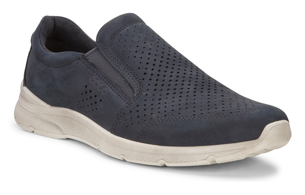 Ecco Slip-On Sneaker »IRVING«, Slipper, Freizeitschuh, Bequemschuh mit luftdurchlässiger Perforation