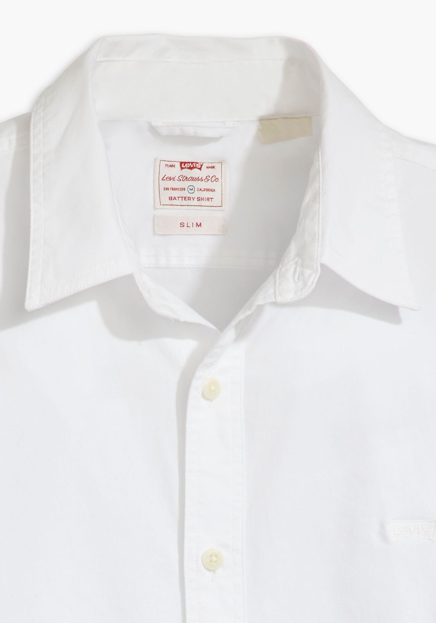Levi's® Jeanshemd »BATTERY HM SHIRT SLIM«, mit Logobadge