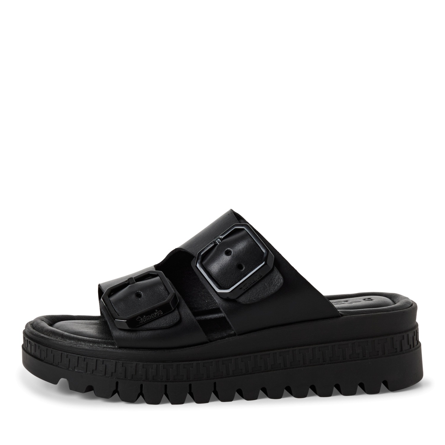 Tamaris Damen Pantolette Keilsandalette Schwarz 41 3