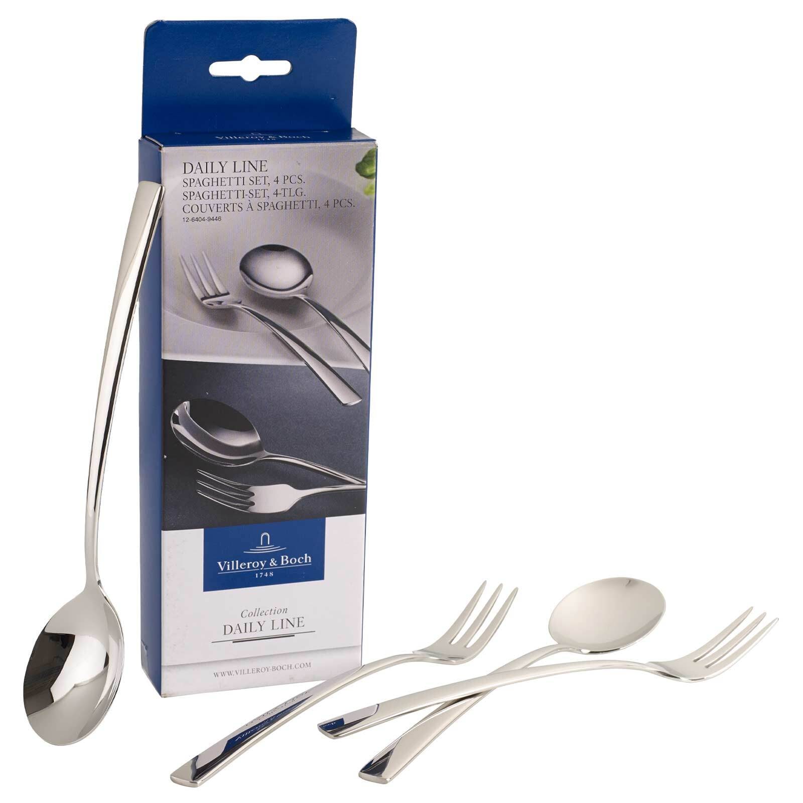 Villeroy & Boch Besteck-Set »Spaghetti Besteck-Set Daily Line 21,5 cm silber«