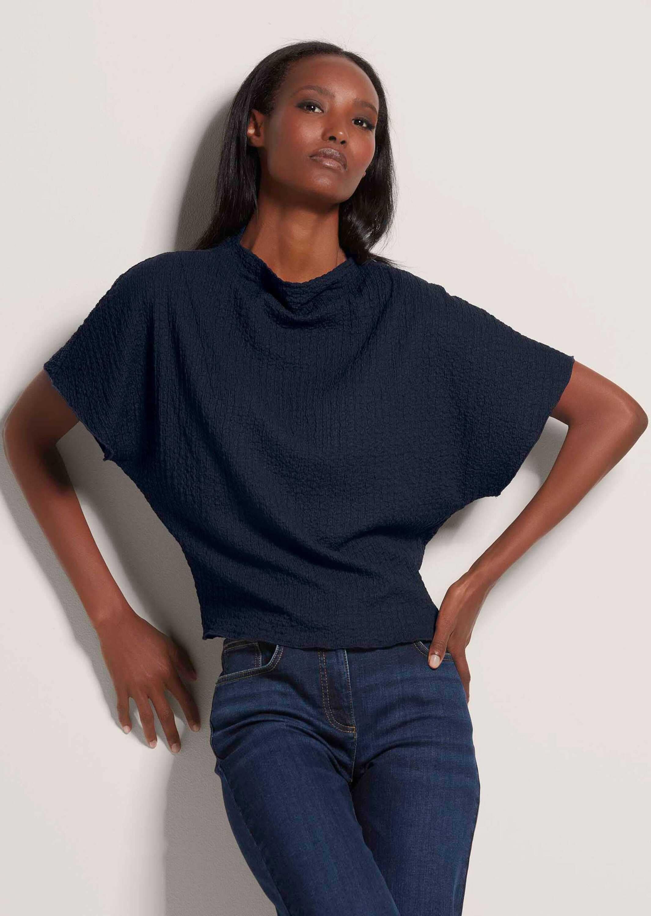 MADELEINE Kurzarmshirt »Shirt Halbarm-Shirt im Fledermaus-Look«