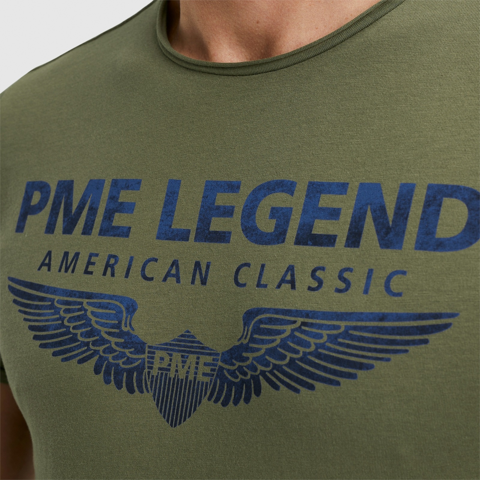 Thumbnail - PME LEGEND T-Shirt, mit eingefasstem Rundhalsausschnitt mit Rollkante