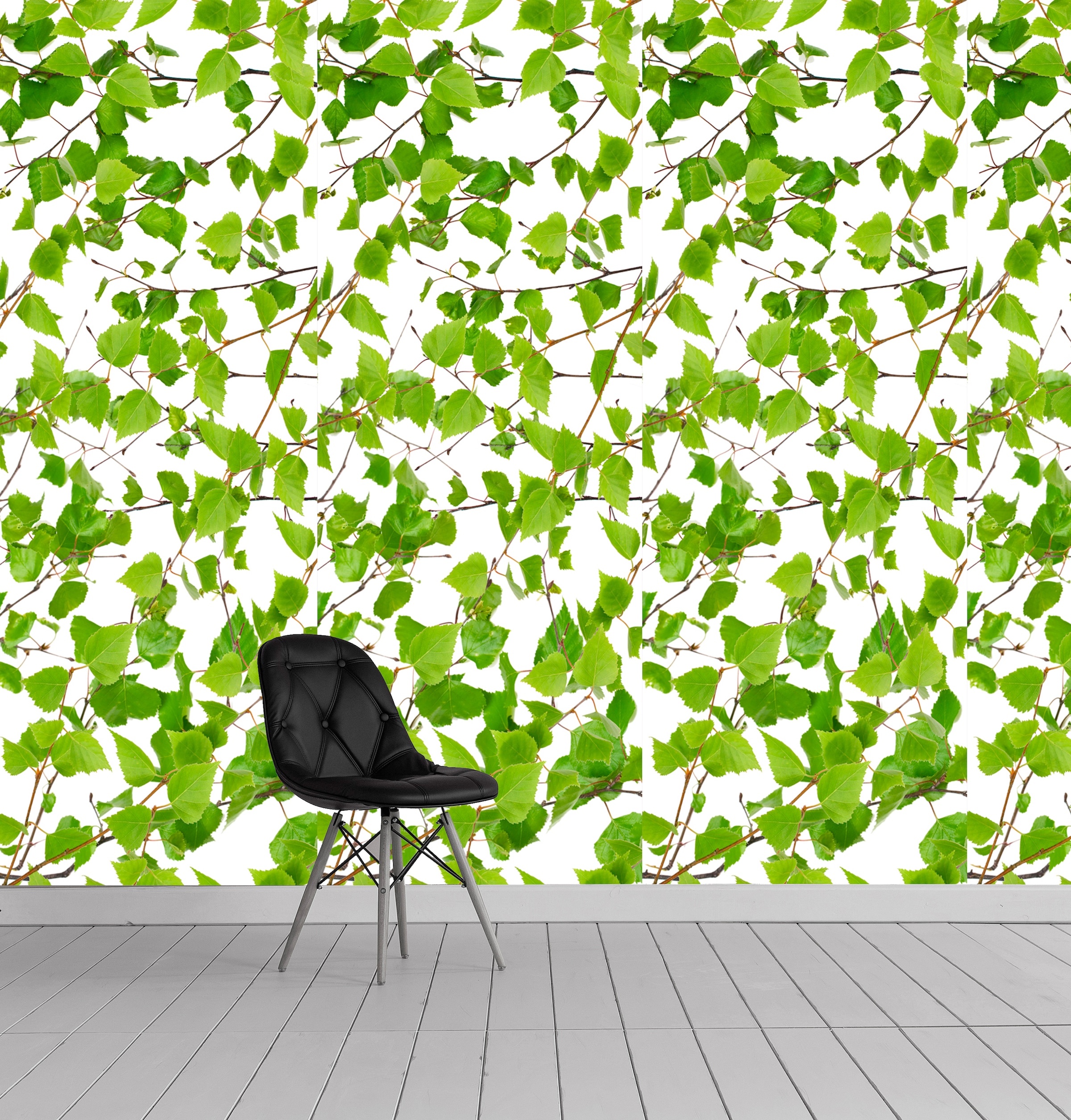 queence Vinyltapete »Fenna«, floral-geblümt-gemustert-Motiv, 90x250cm, selbstklebend, kinderleichte Anbringung, Sticker