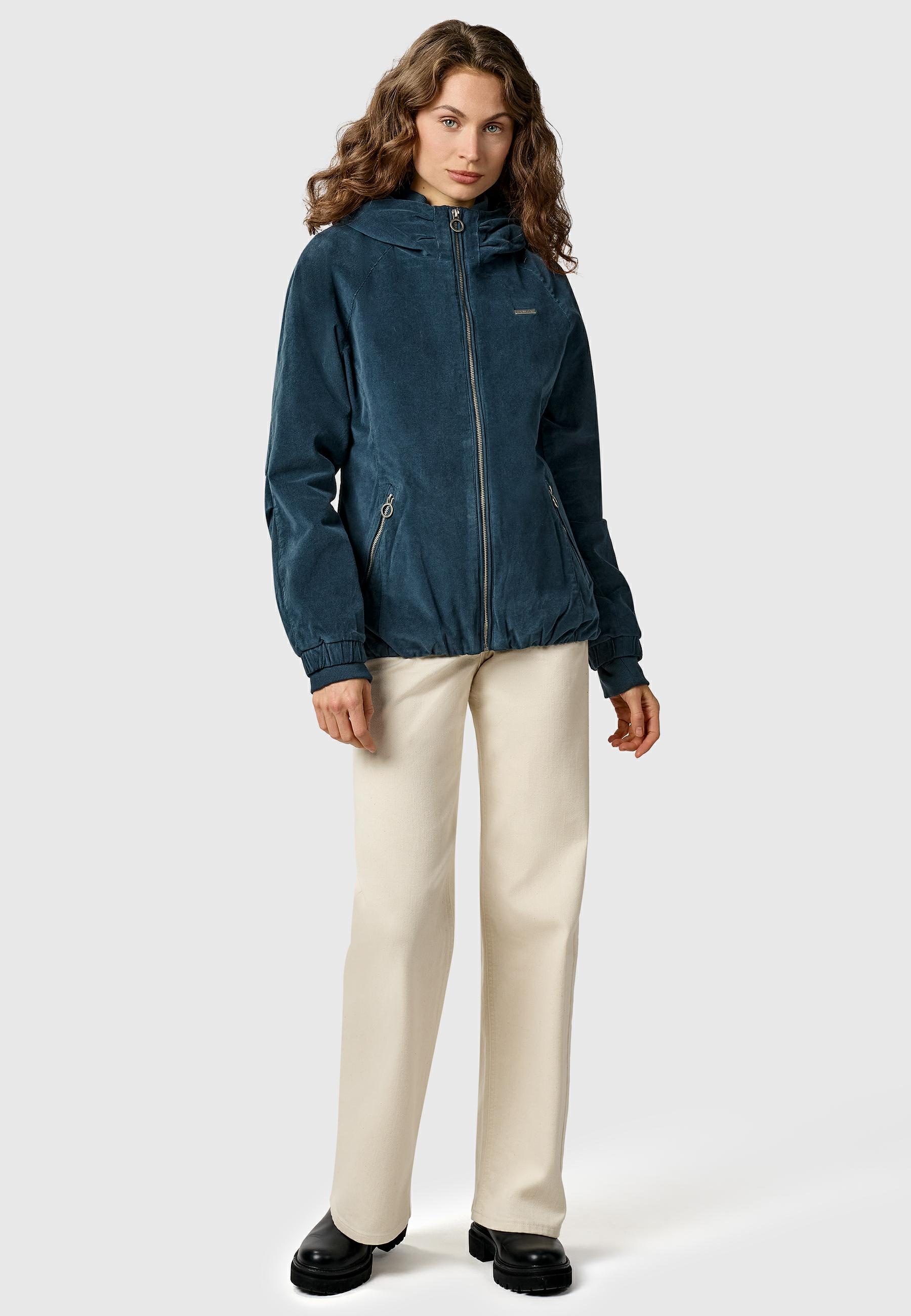 Ragwear Bomberjacke »Dizzie Cordy YOUMODO« mit Kapuze Cordjacke mit verstellbarer Kapuze