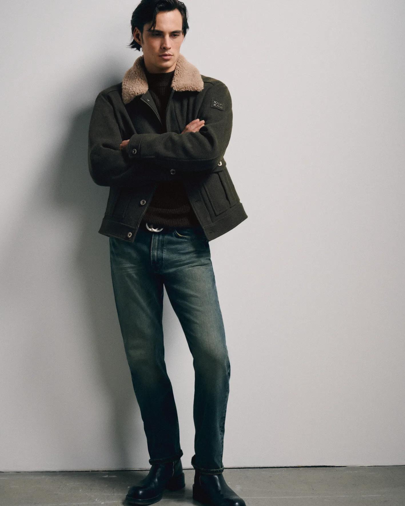 Joop Jeans Strickpullover »Orlissor« Regular fit mit Stehkragen