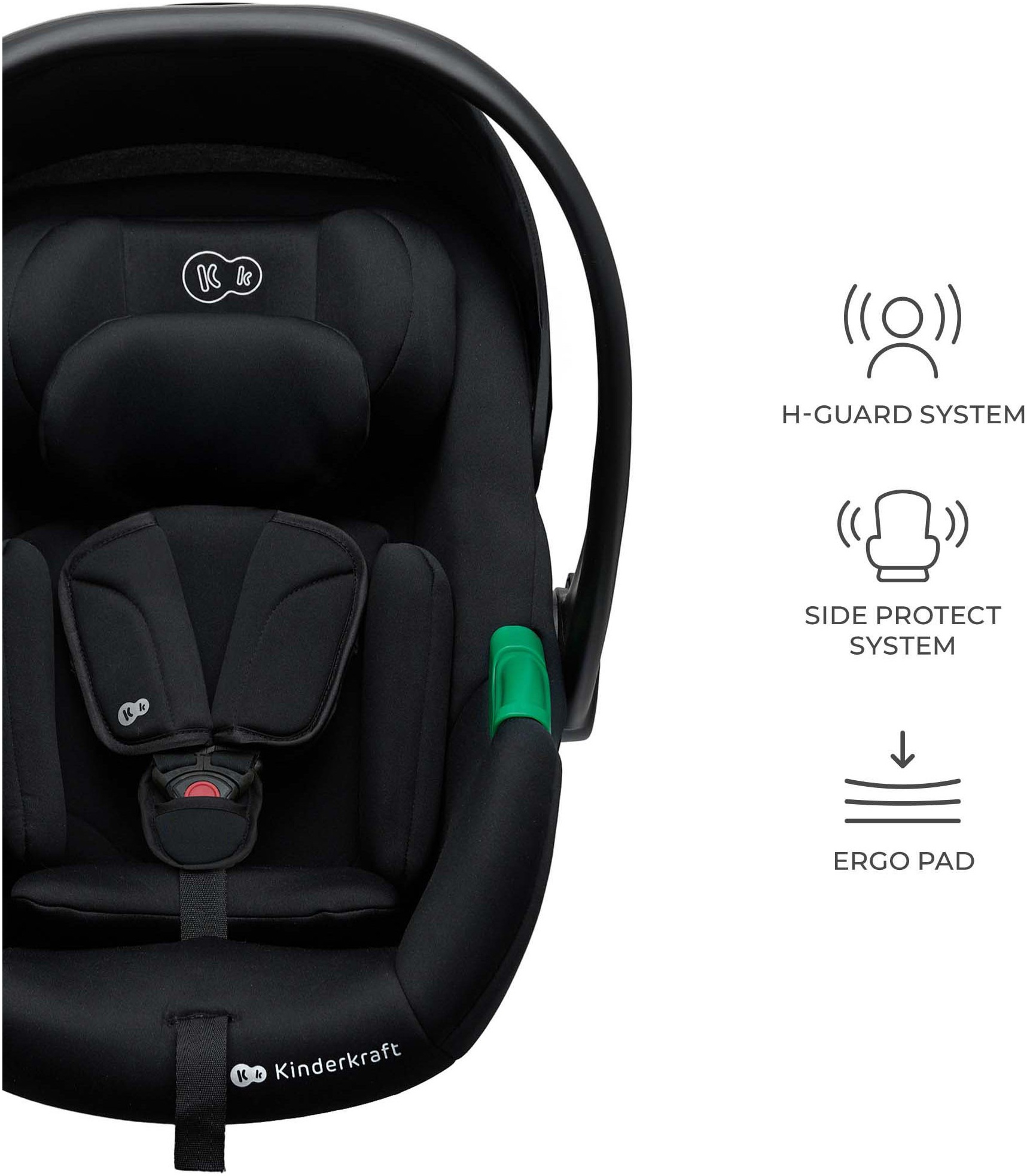 Kinderkraft Babyschale »MINK PRO2 iSize« Klasse 0+ (bis 13 kg)