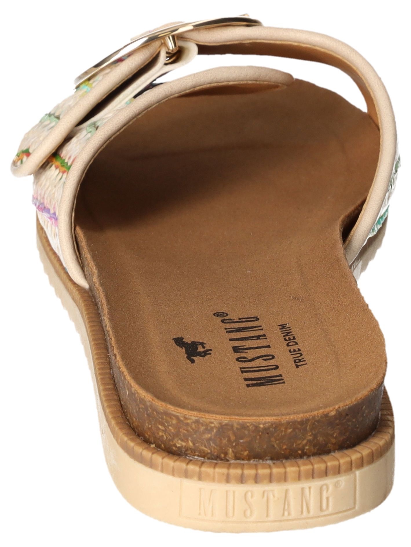 Thumbnail - Mustang Shoes Pantolette, Flats, Sommerschuh, Sandale in Flechtoptik