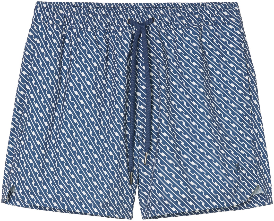 Marc O'Polo Badeshorts »Mini Geo Print«, mit anpassbarem Kordelzug