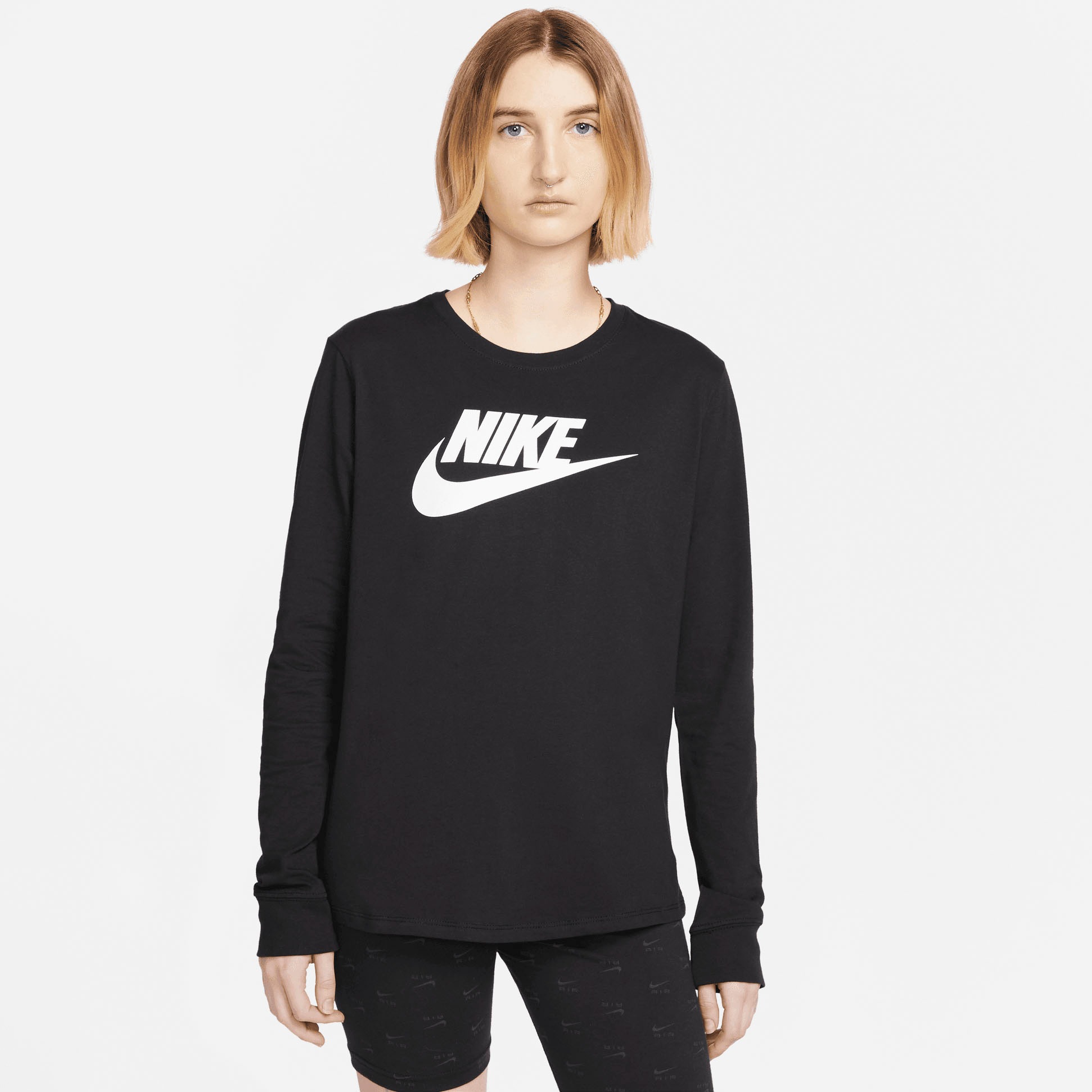 Nike Sportswear Langarmshirt "W NSW TEE ESSNTL LS ICN FTRA" günstig online kaufen