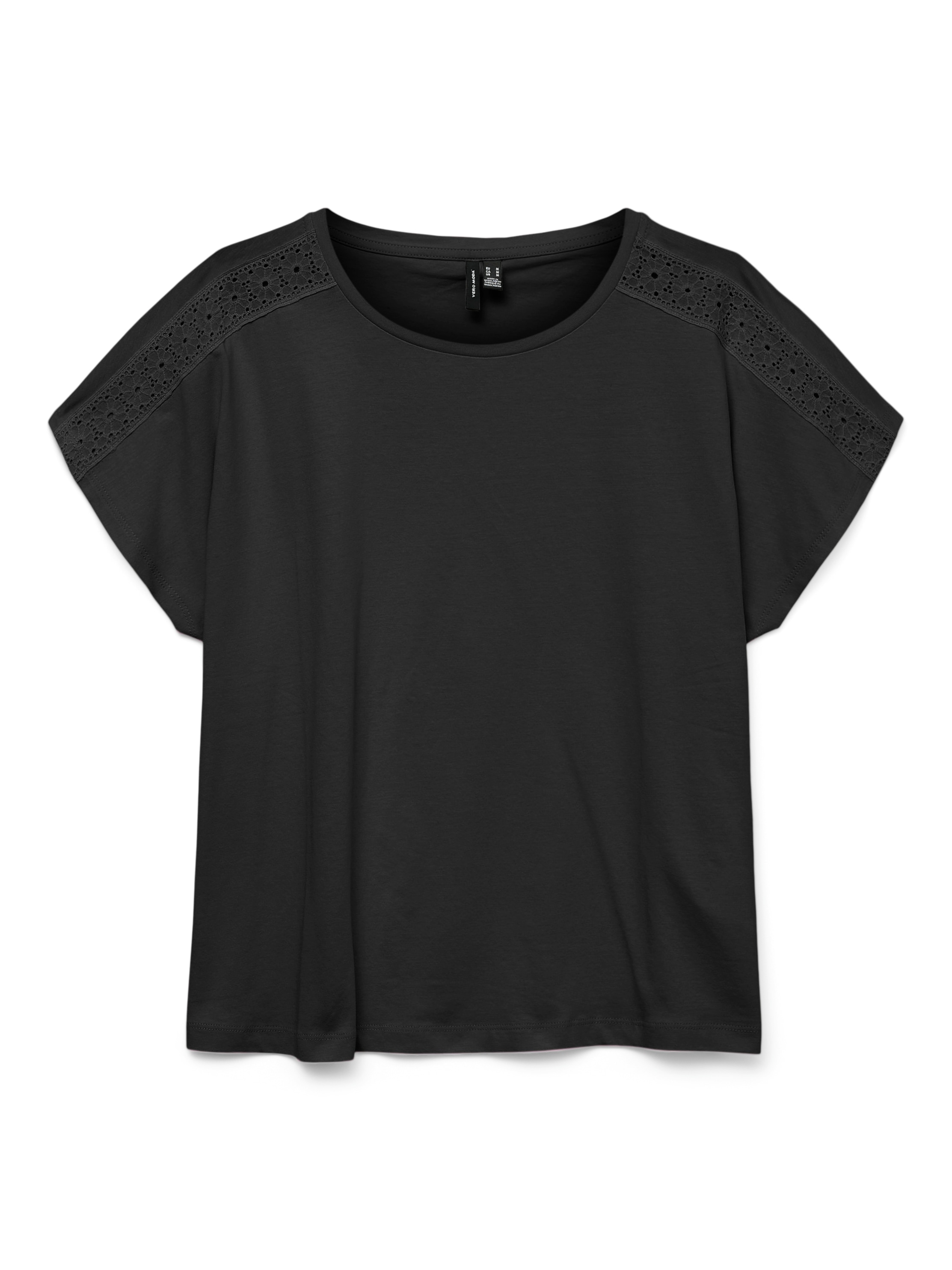 Vero Moda Kurzarmshirt »VMEMMY SS LACE TAPE TOP JRS GA NOOS«