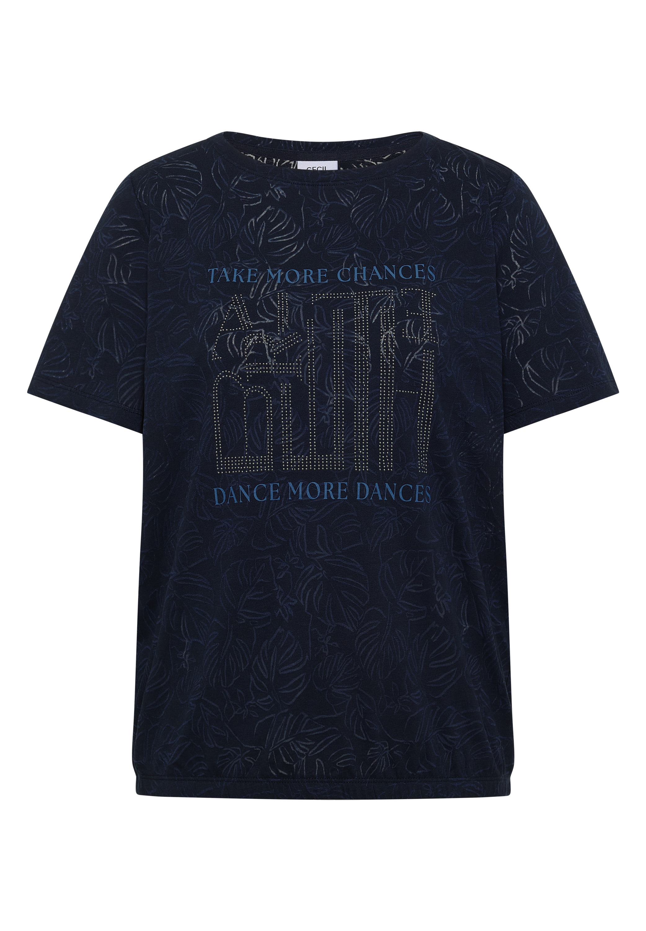Cecil T-Shirt mit Wording-Print