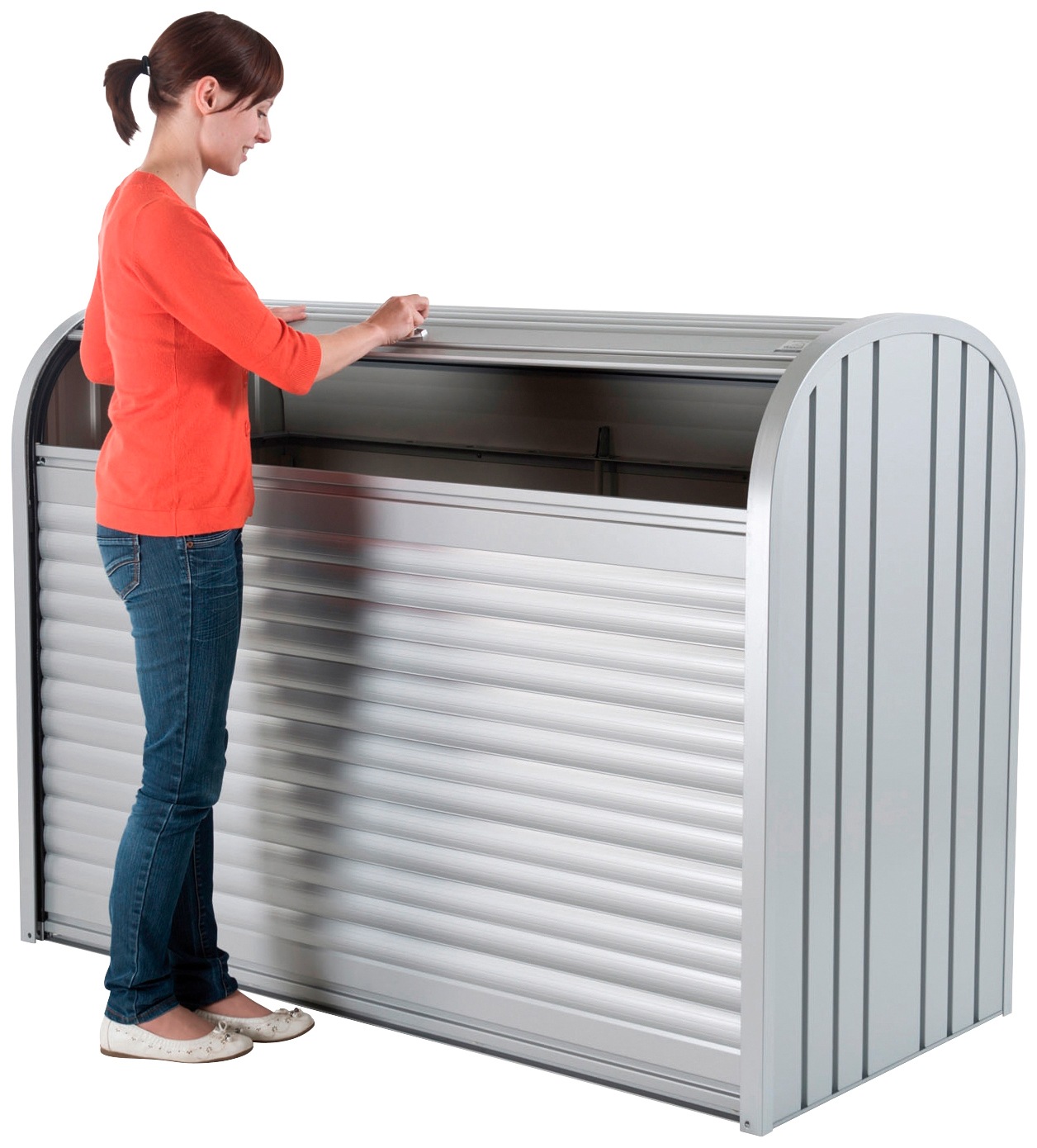 5x3 Biohort StoreMax 160 - Metallic Dark Grey 5