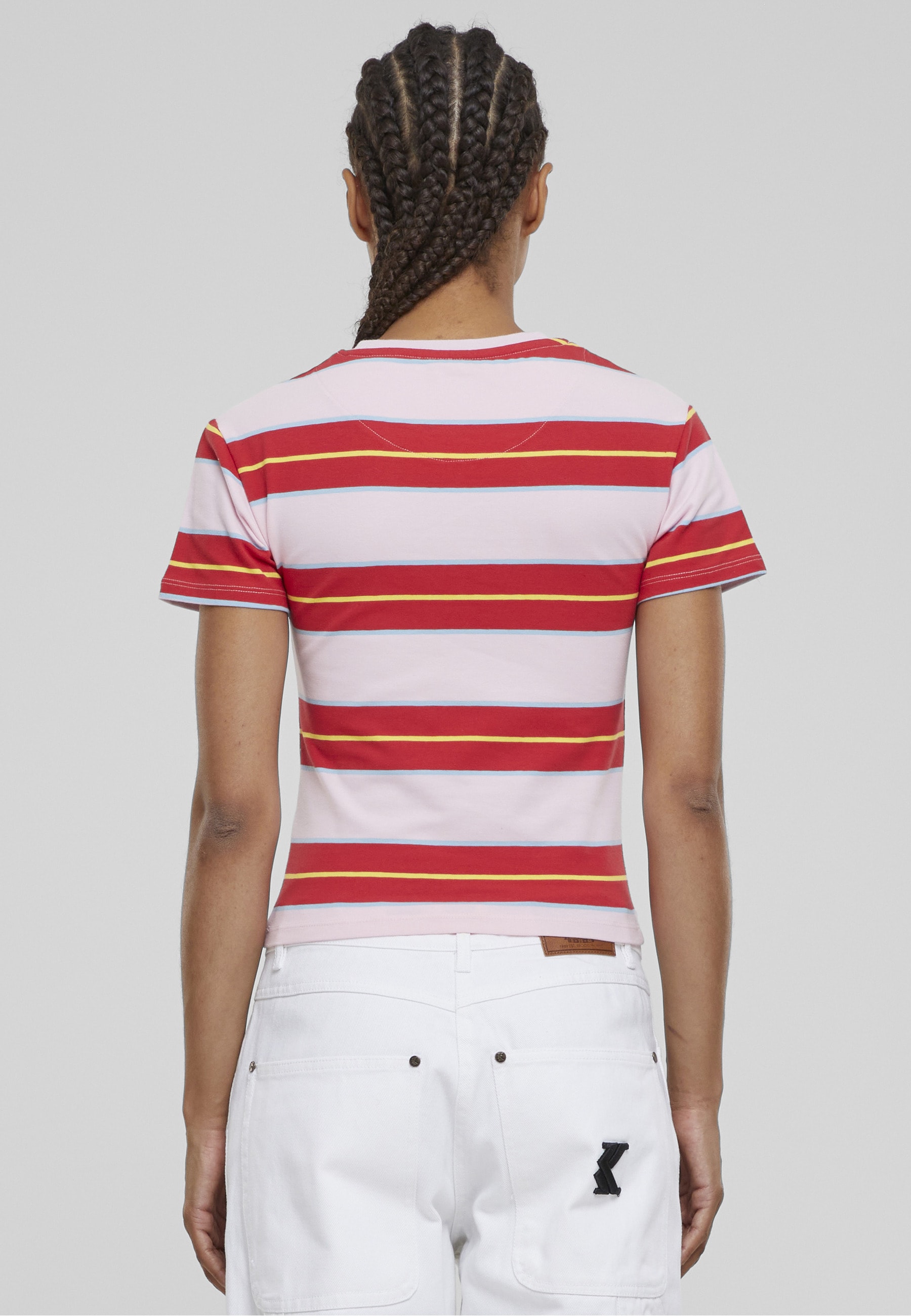 Karl Kani T-Shirt »Karl Kani Damen KW213-040-1 KK Small Signature Stripe Tee« 1 Stk.