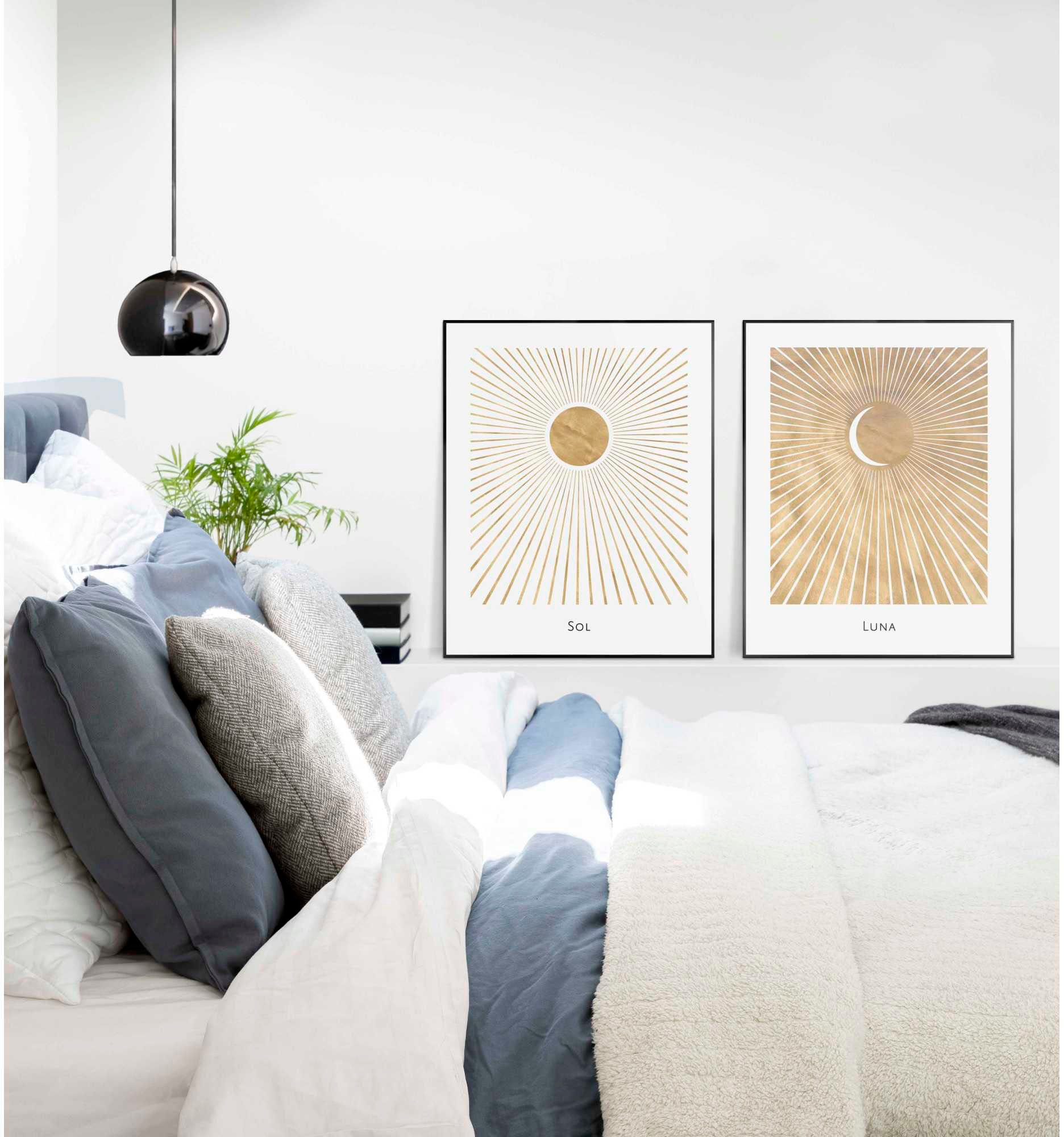 Reinders Poster "Sonne und Mond" günstig online kaufen