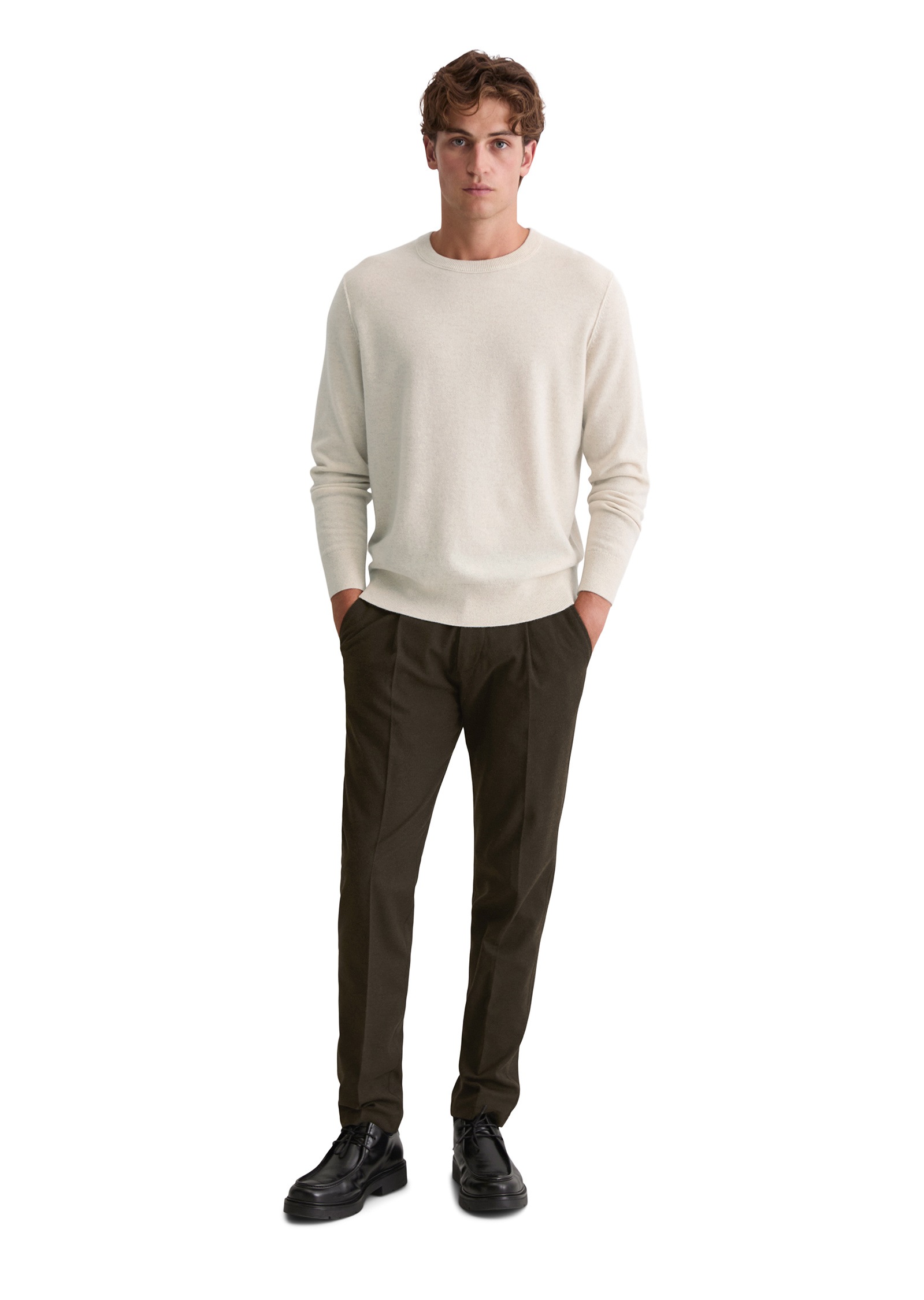 Marc O'Polo Rundhalspullover »aus feinstem Kaschmir«