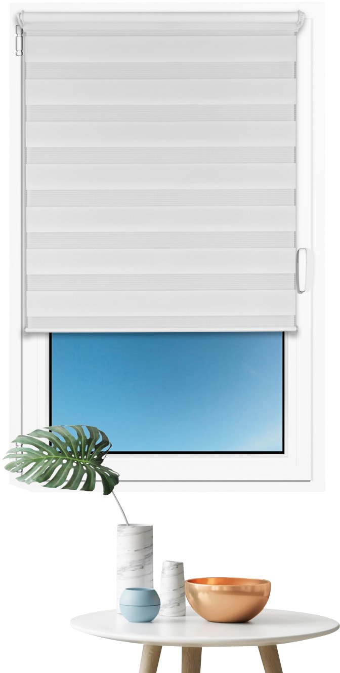 Kutti Doppelrollo "Sola" Lichtschutz ohne Bohren freihängend DUO-Rollo, Fix günstig online kaufen