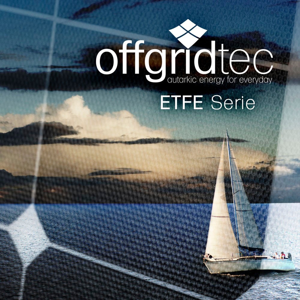 offgridtec Solarmodul »ETFE SPR-F 165W 27V marine Solarzelle flexibel«, hervorragender Schutz durch EFTE High-Tec Kunststoff