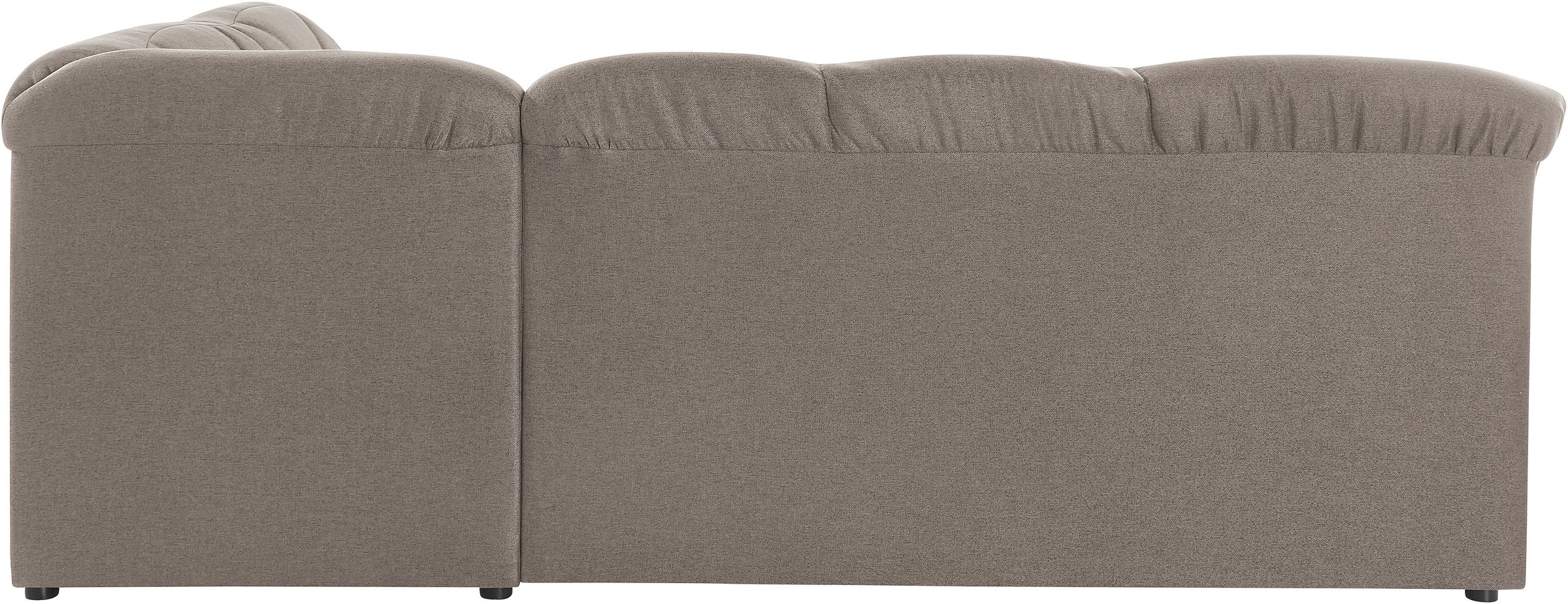 DOMO collection Ecksofa »Pegnitz, elegante Rückensteppung, zeitlose Formensprache, L-Form«, wahlweise mit Bettfunktion