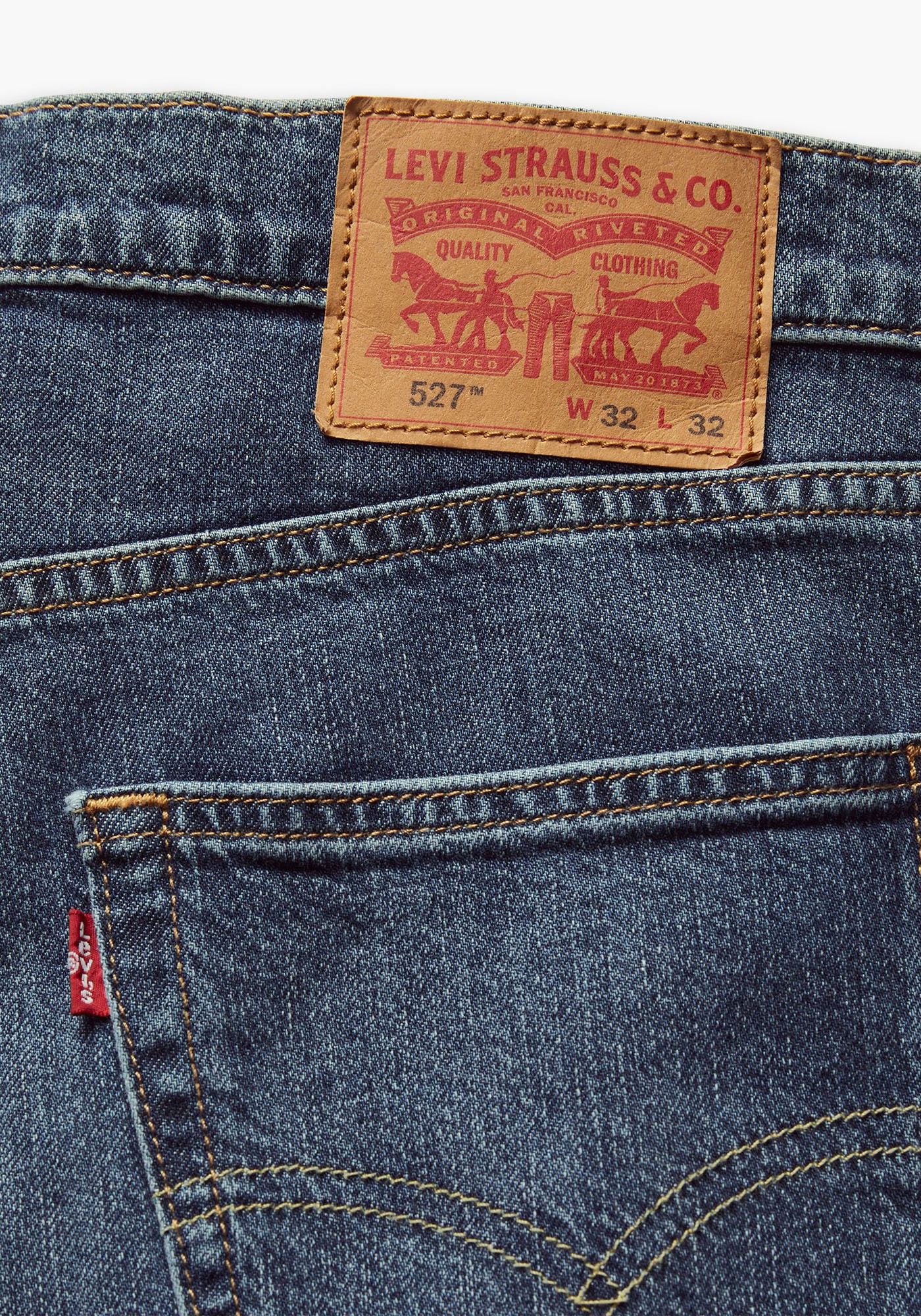 Levi's® Bootcut-Jeans »527 SLIM BOOT CUT«, in cleaner Waschung