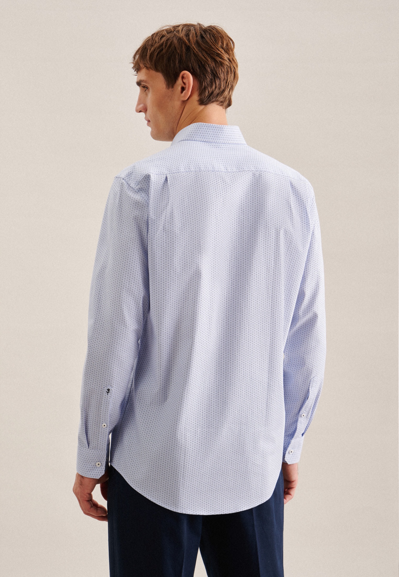 seidensticker Businesshemd "Regular", Regular Langarm Covered-Button-Down-K günstig online kaufen