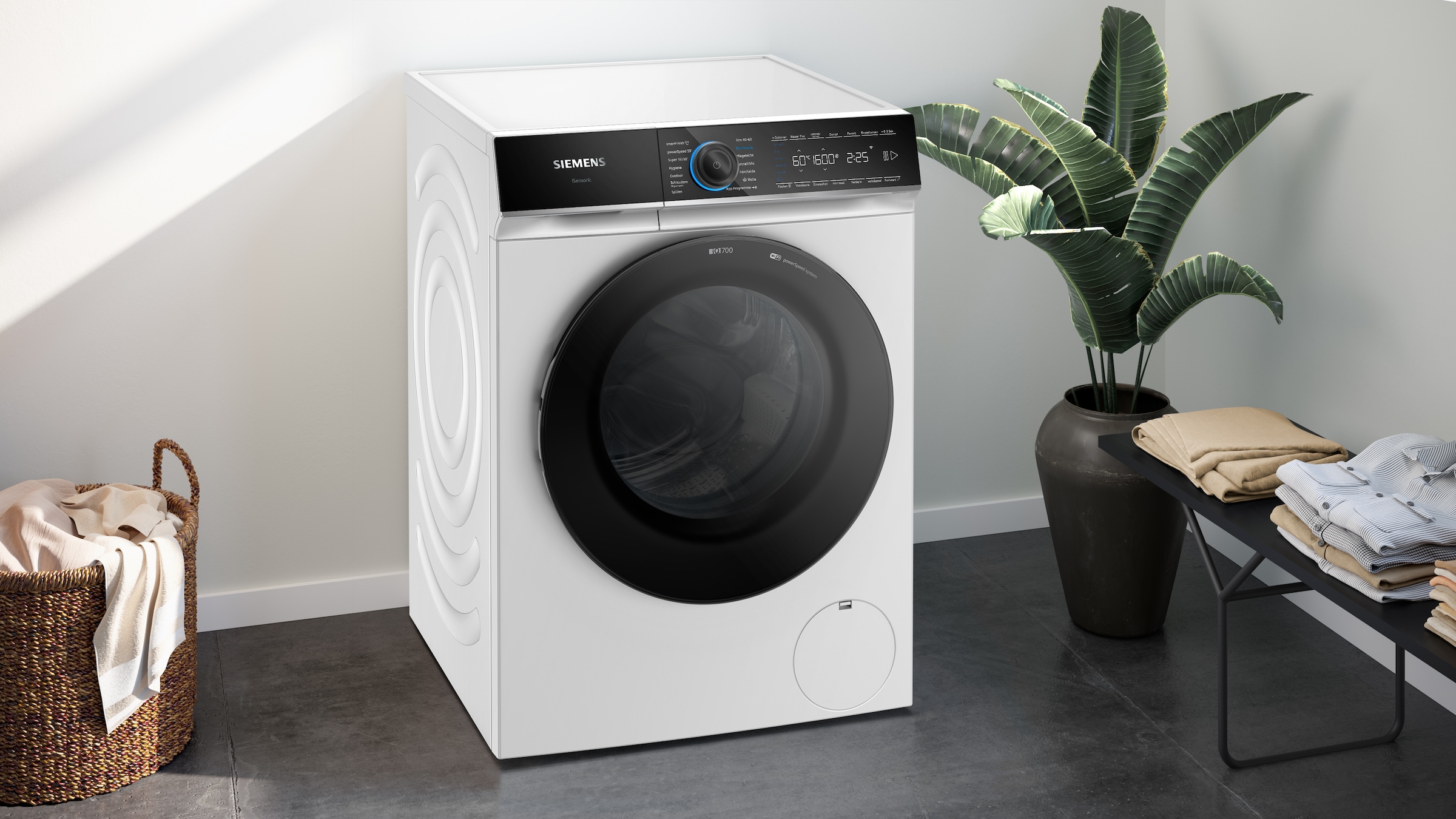 SIEMENS Waschmaschine iQ700 »WG56B20T1« 10 kg 1600 U/min