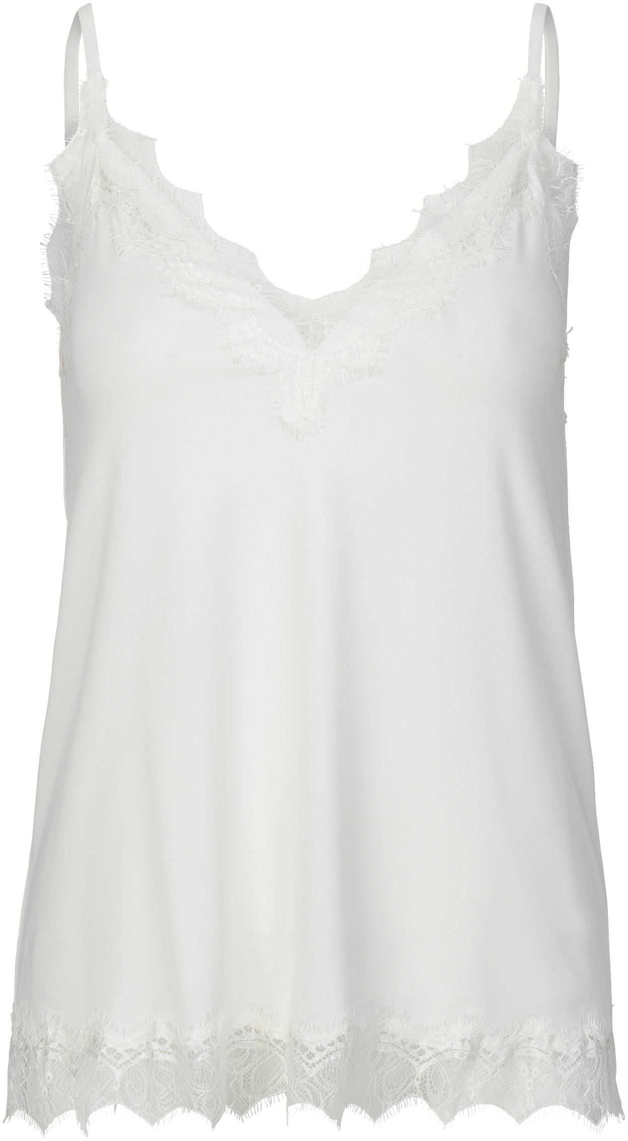 rosemunde Spaghettitop "Billie Strap Top" Vintage-Spitzenbesatz an Ausschni günstig online kaufen