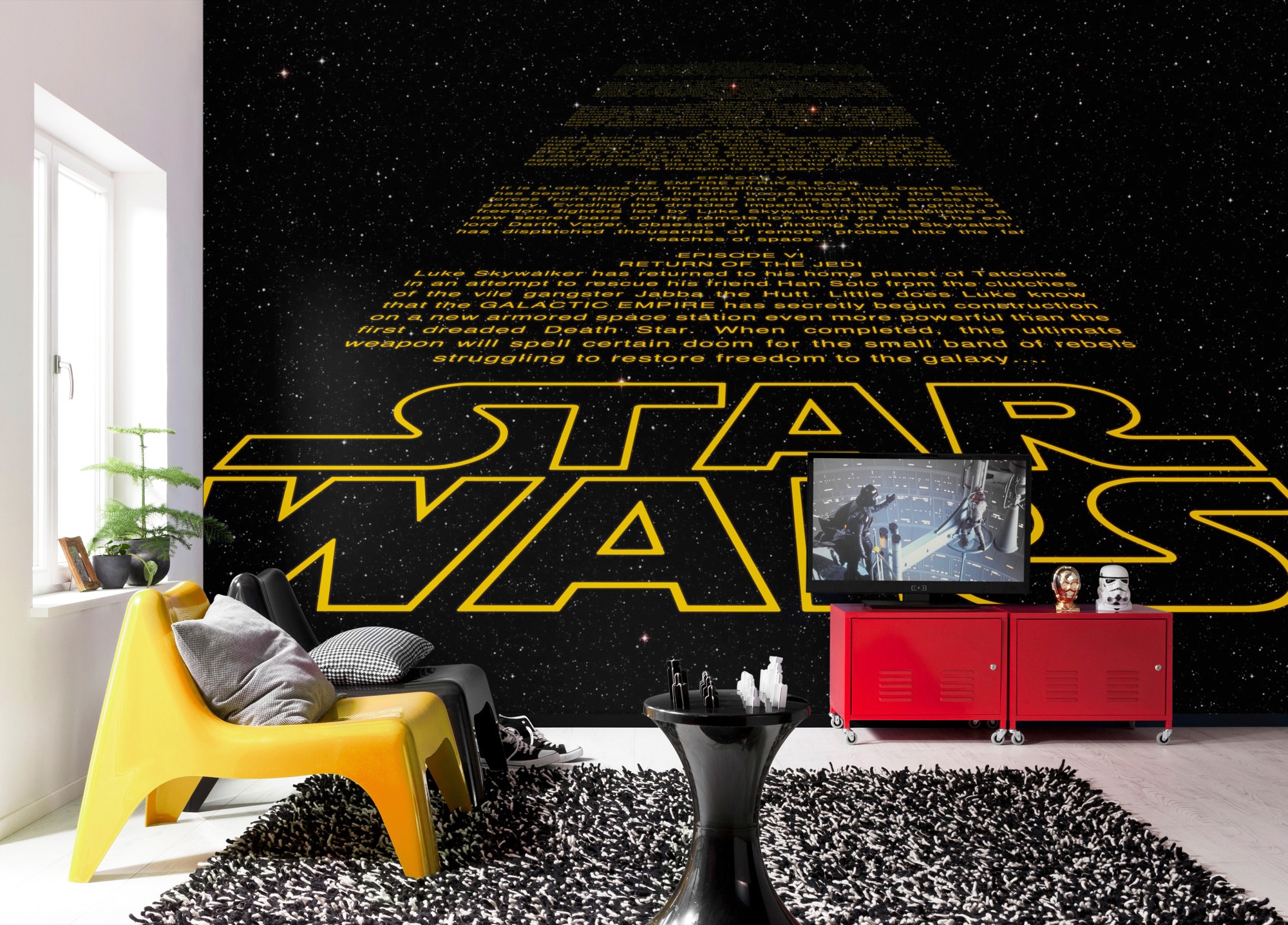 Komar Fototapete »Star Wars Intro«, 368x254 cm (Breite x Höhe), inklusive  Kleister auf Rechnung | BAUR