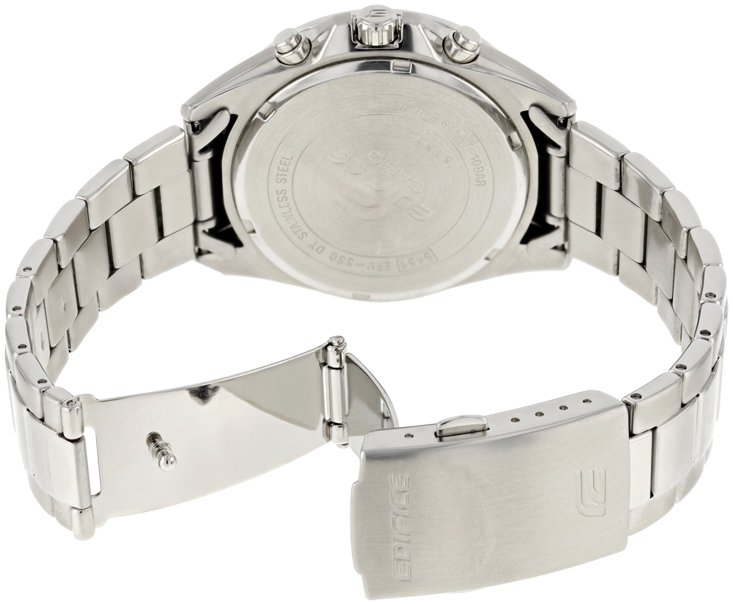 CASIO EDIFICE Chronograph, Quarzuhr,Armbanduhr,Herrenuhr, Edelstahlarmband, bis 10bar wasserdicht